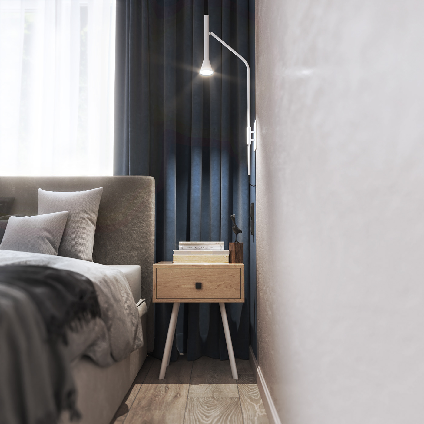 Bedroom 3d visualisation — Изображение №4 — 3D на Dprofile