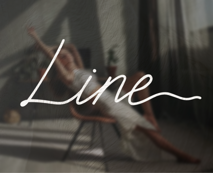Логотип студии массажа Line — Брендинг на Dprofile