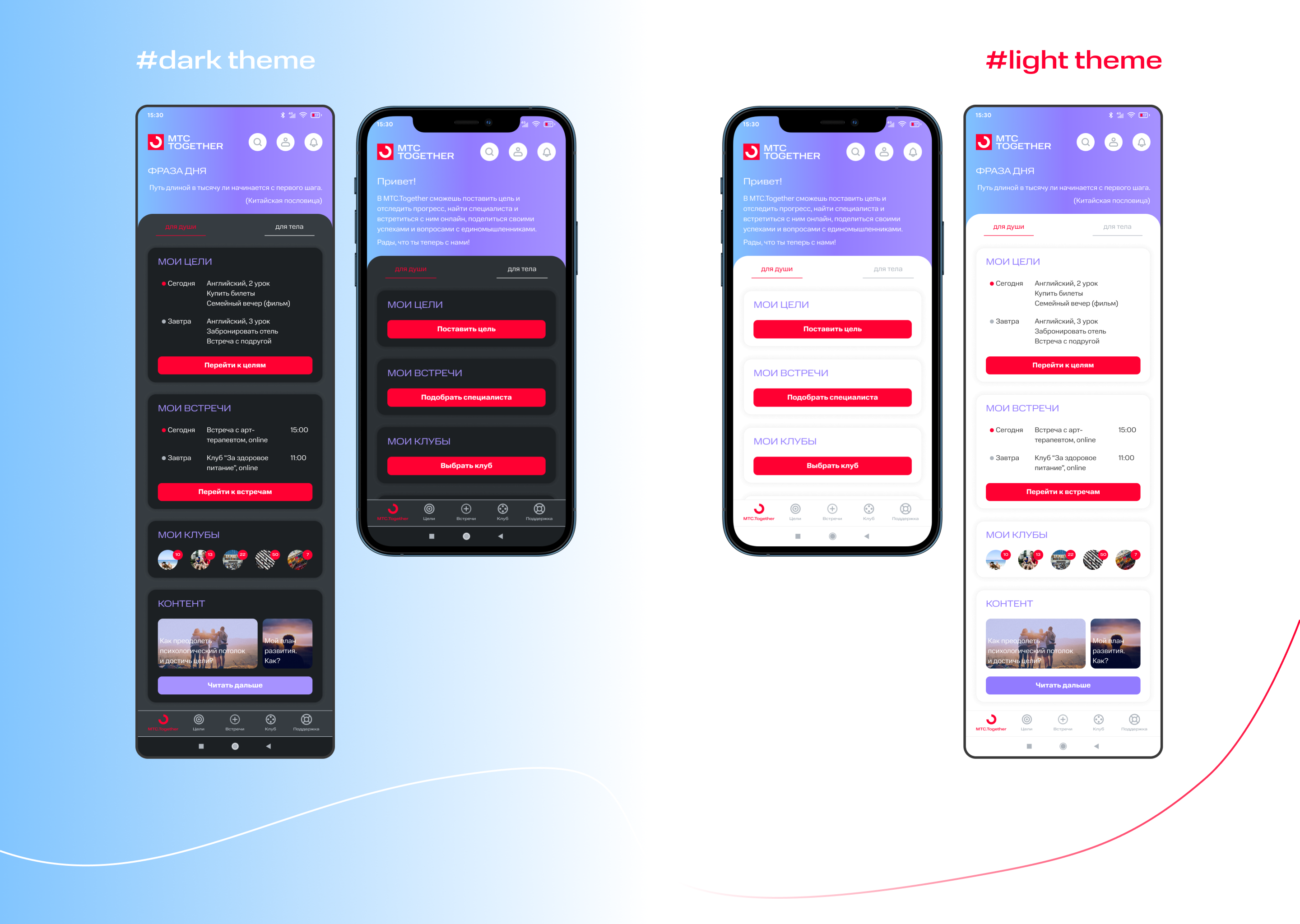Mobile App for MTS — Изображение №4 — Интерфейсы на Dprofile