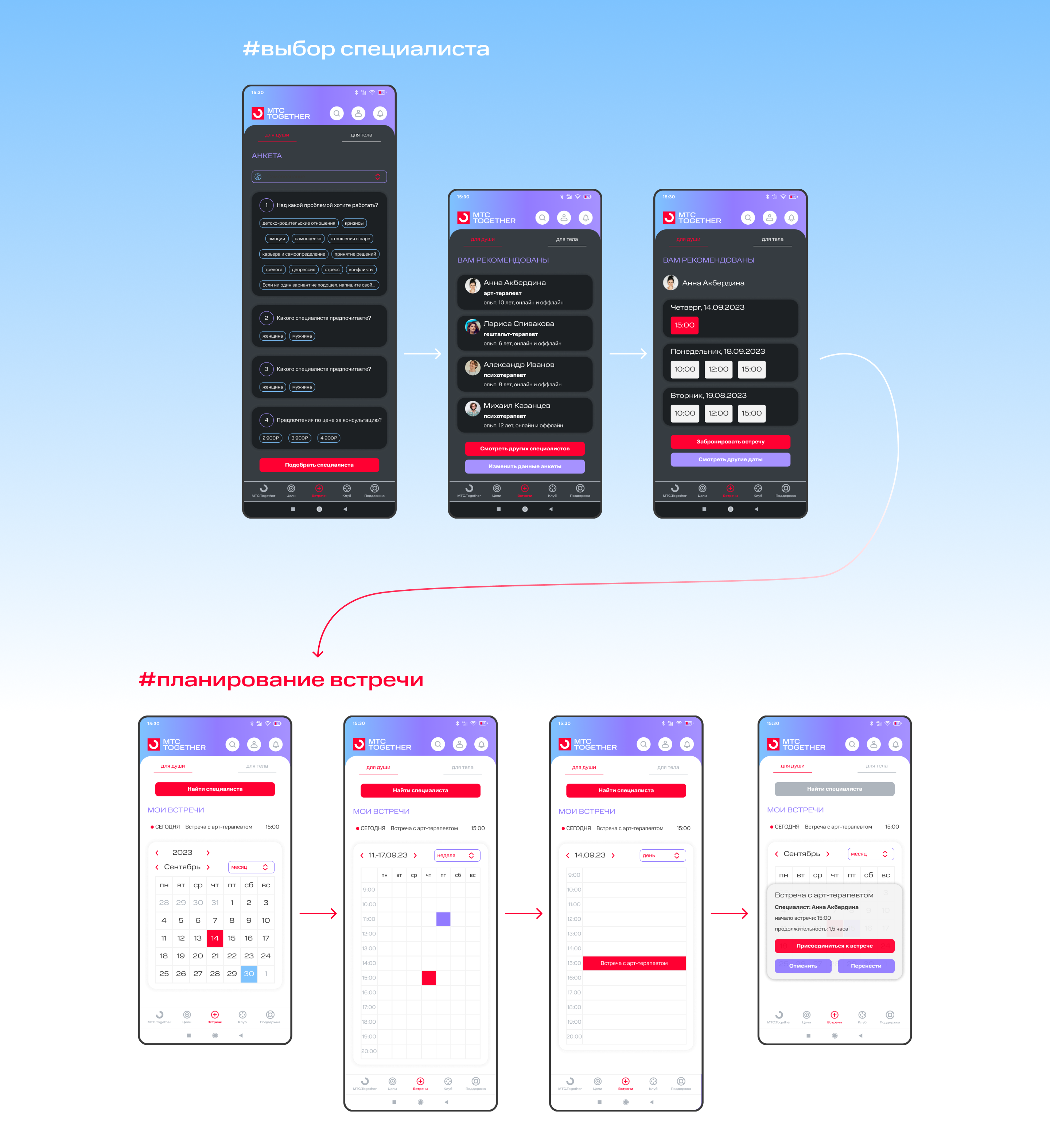 Mobile App for MTS — Изображение №8 — Интерфейсы на Dprofile
