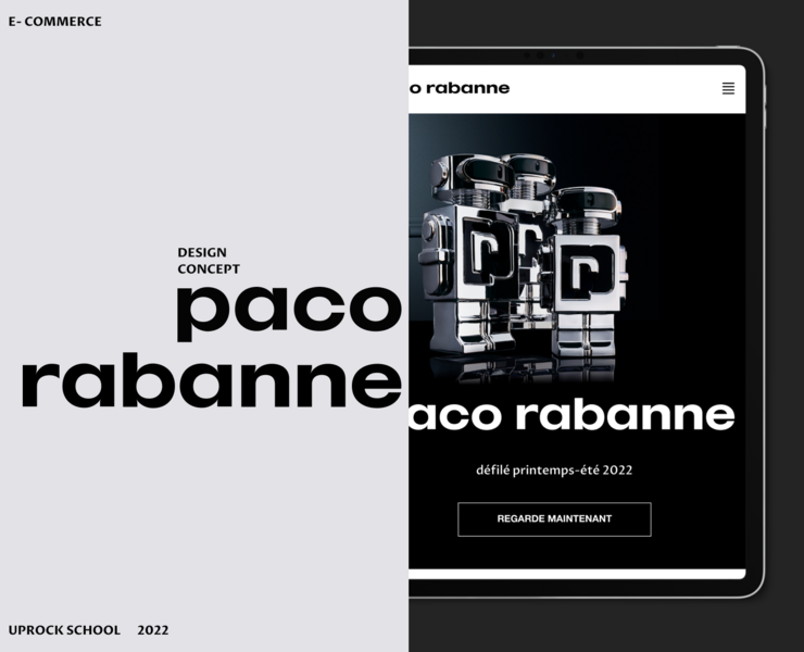 PACO RABANNE | E-commerce |Redesign | на Dprofile
