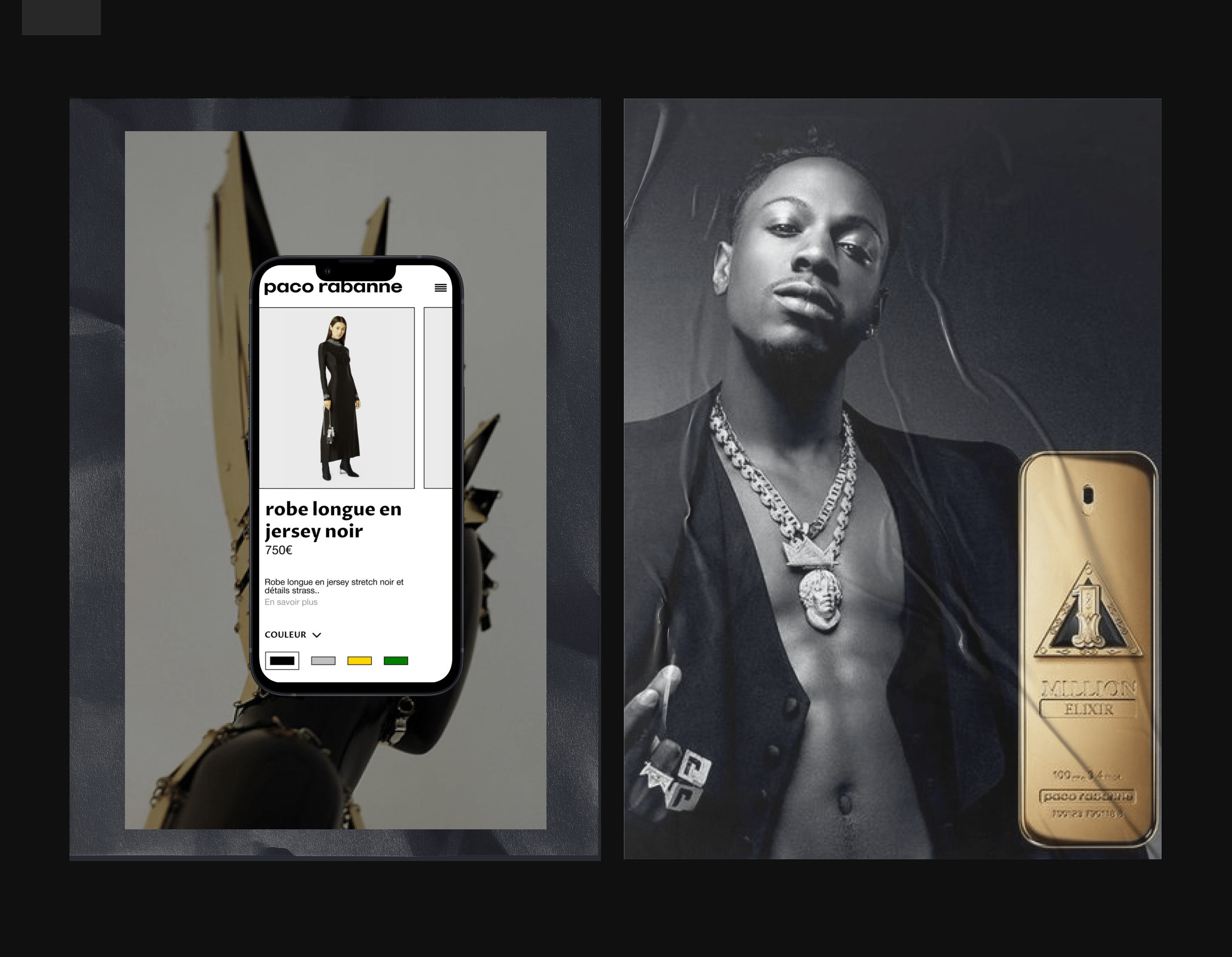 PACO RABANNE | E-commerce |Redesign | — Изображение №4 — Интерфейсы, Графика на Dprofile
