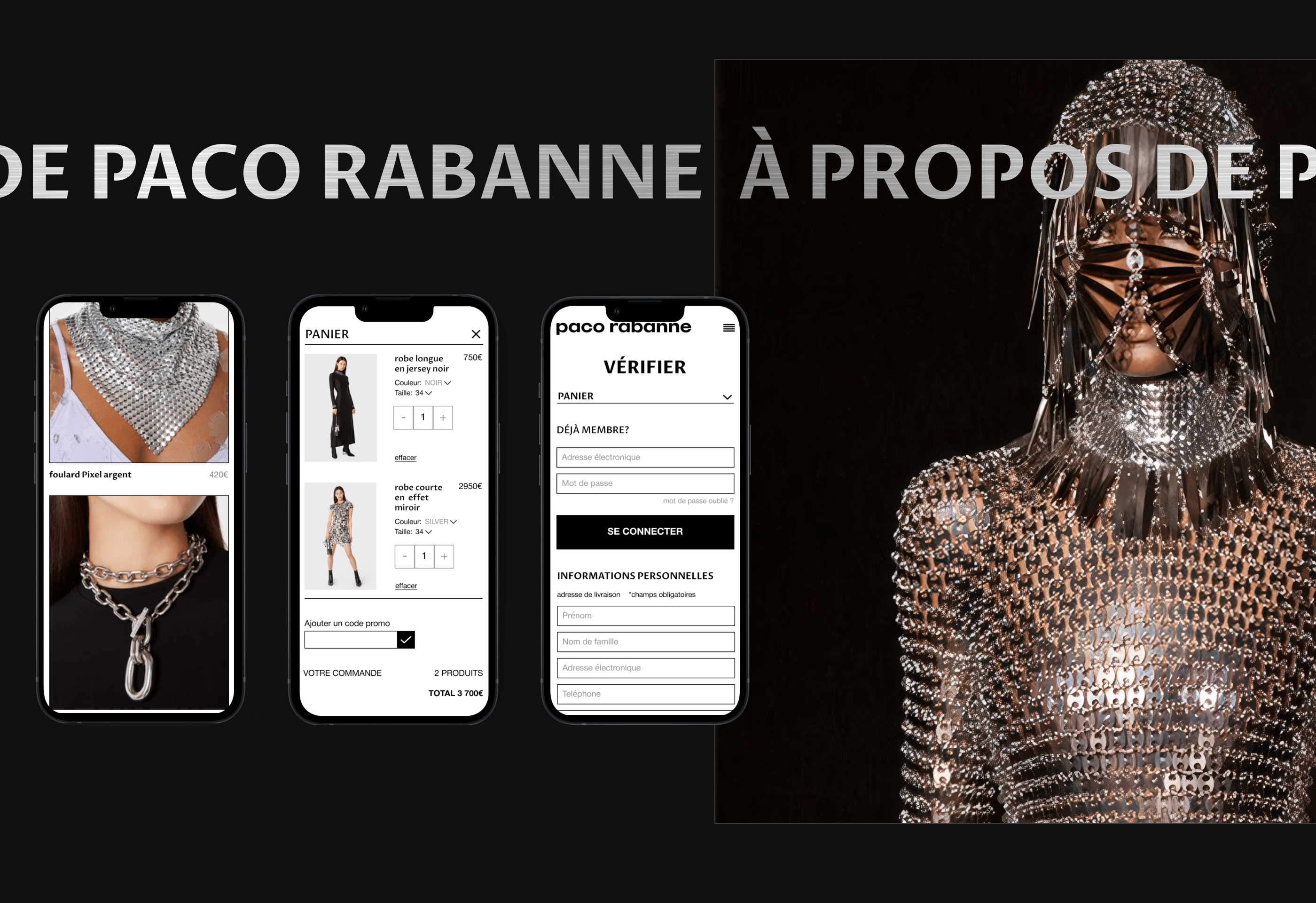PACO RABANNE | E-commerce |Redesign | — Изображение №11 — Интерфейсы, Графика на Dprofile