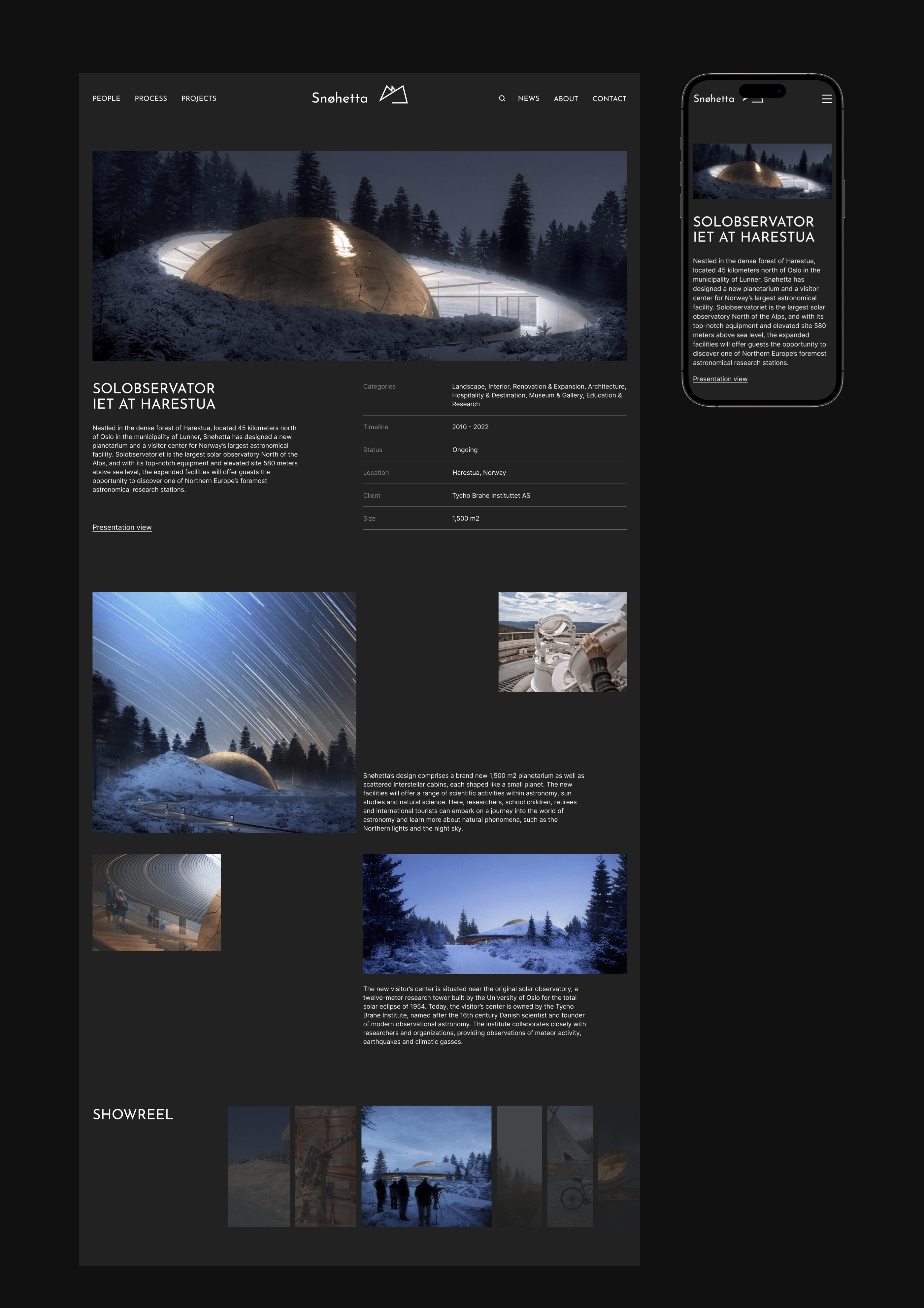 Snøhetta | Corporate website — Изображение №12 — Интерфейсы, Брендинг, Графика на Dprofile