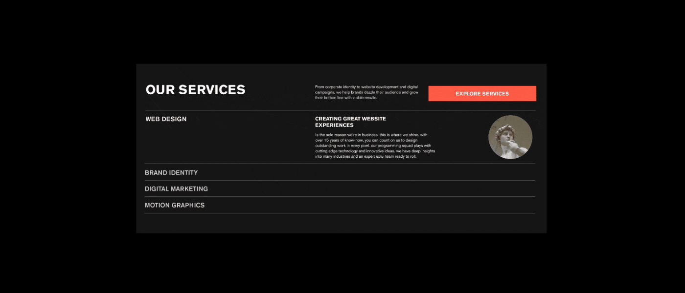 Edesign studio — Изображение №10 — Интерфейсы, Анимация на Dprofile
