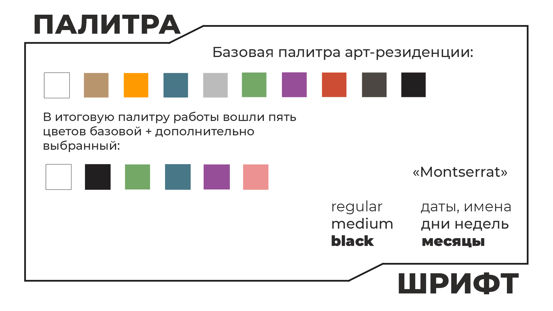 Креативный календарь для арт-резиденции — Изображение №3 — Брендинг, Графика на Dprofile