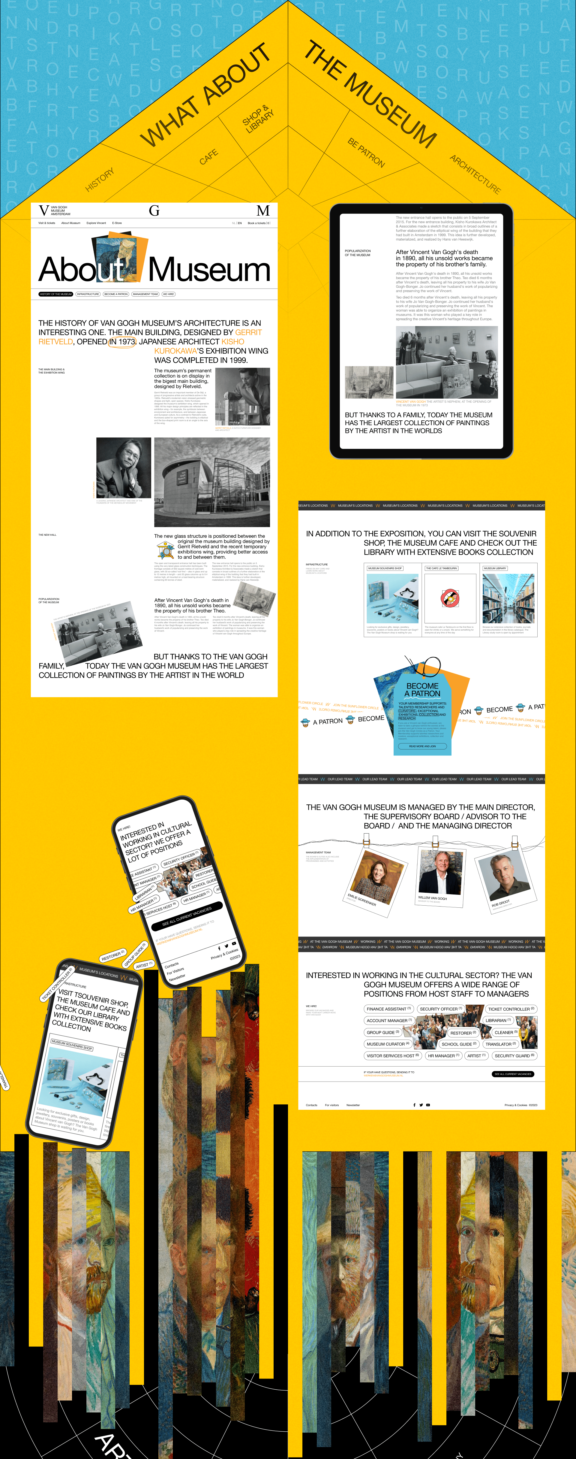 VAN GOGH MUSEUM / Amsterdam — Изображение №5 — Интерфейсы, Иллюстрация на Dprofile