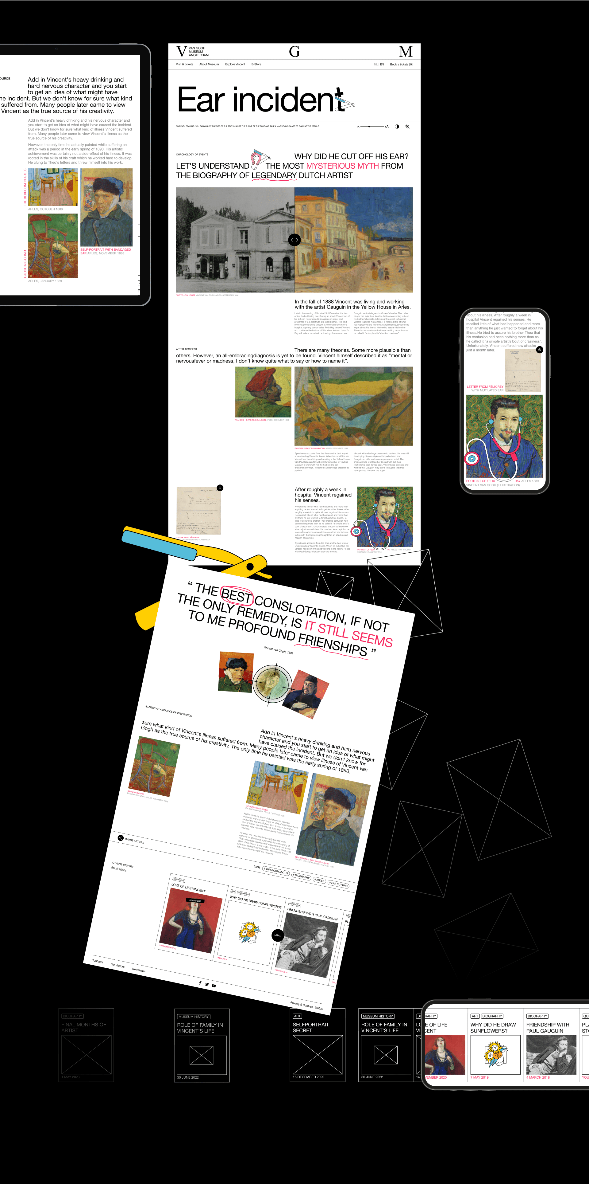 VAN GOGH MUSEUM / Amsterdam — Изображение №8 — Интерфейсы, Иллюстрация на Dprofile