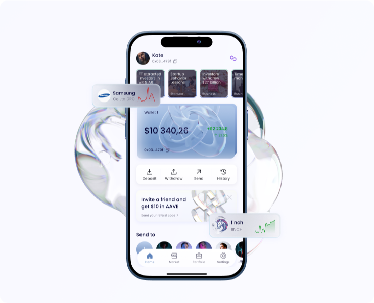Quantum- web3 app for investing на Dprofile