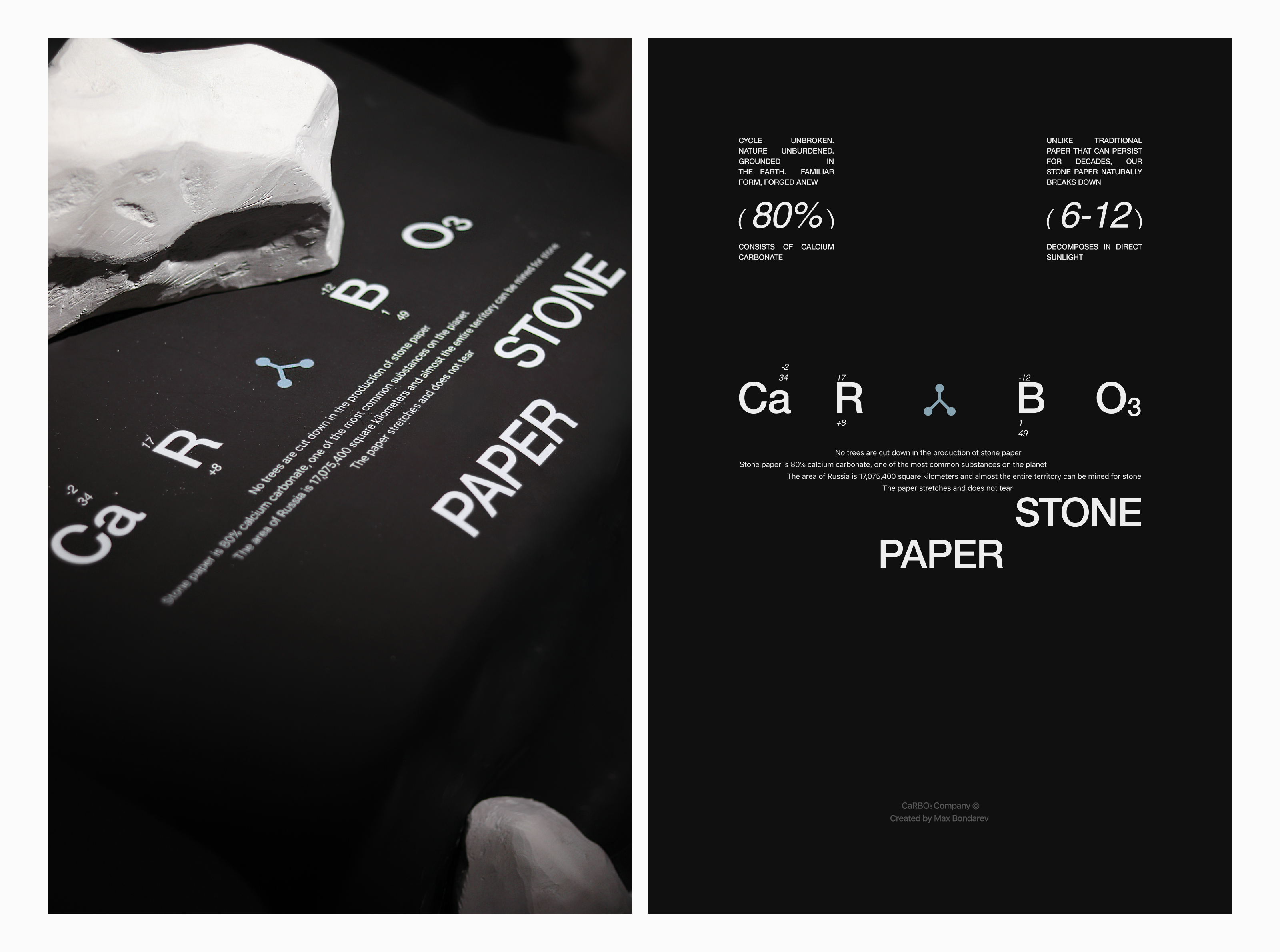 CaRBOз COMPANY | STONE PAPER — Изображение №5 — Интерфейсы, Брендинг на Dprofile