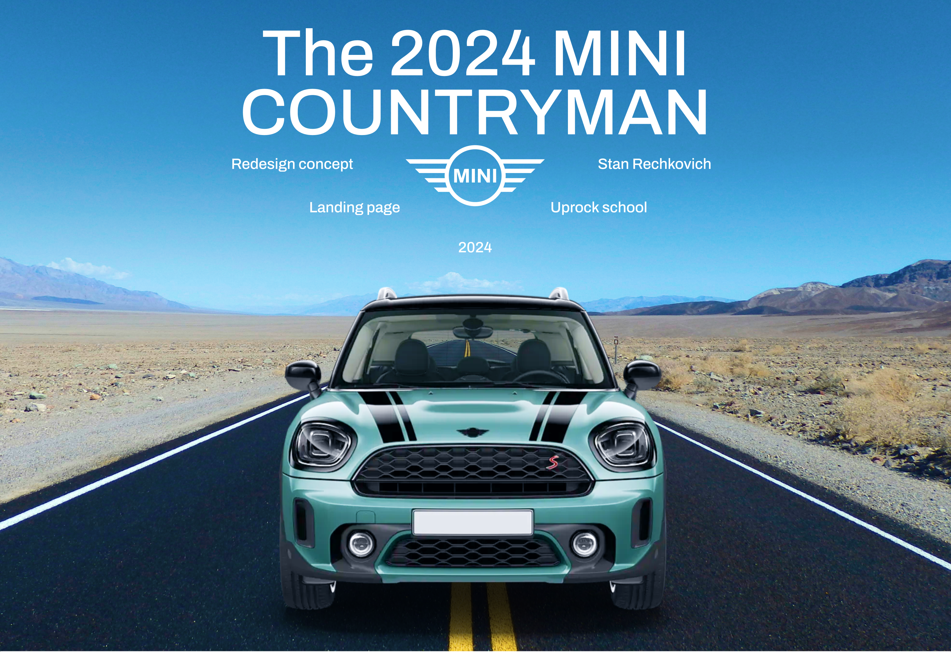 MINI COUNTRYMAN | Лендинг | UI/UX — Изображение №1 — Интерфейсы на Dprofile