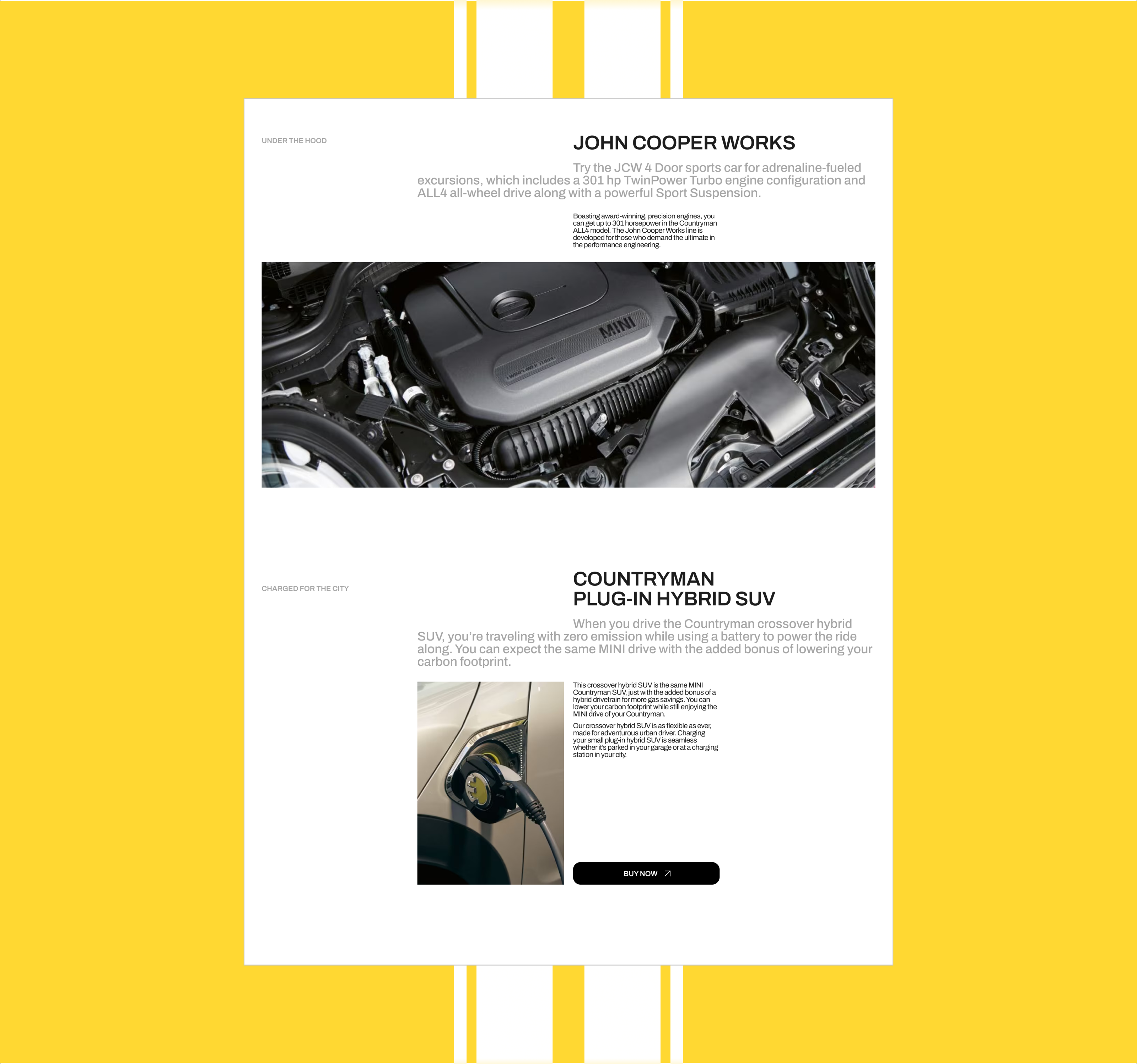MINI COUNTRYMAN | Лендинг | UI/UX — Изображение №6 — Интерфейсы на Dprofile