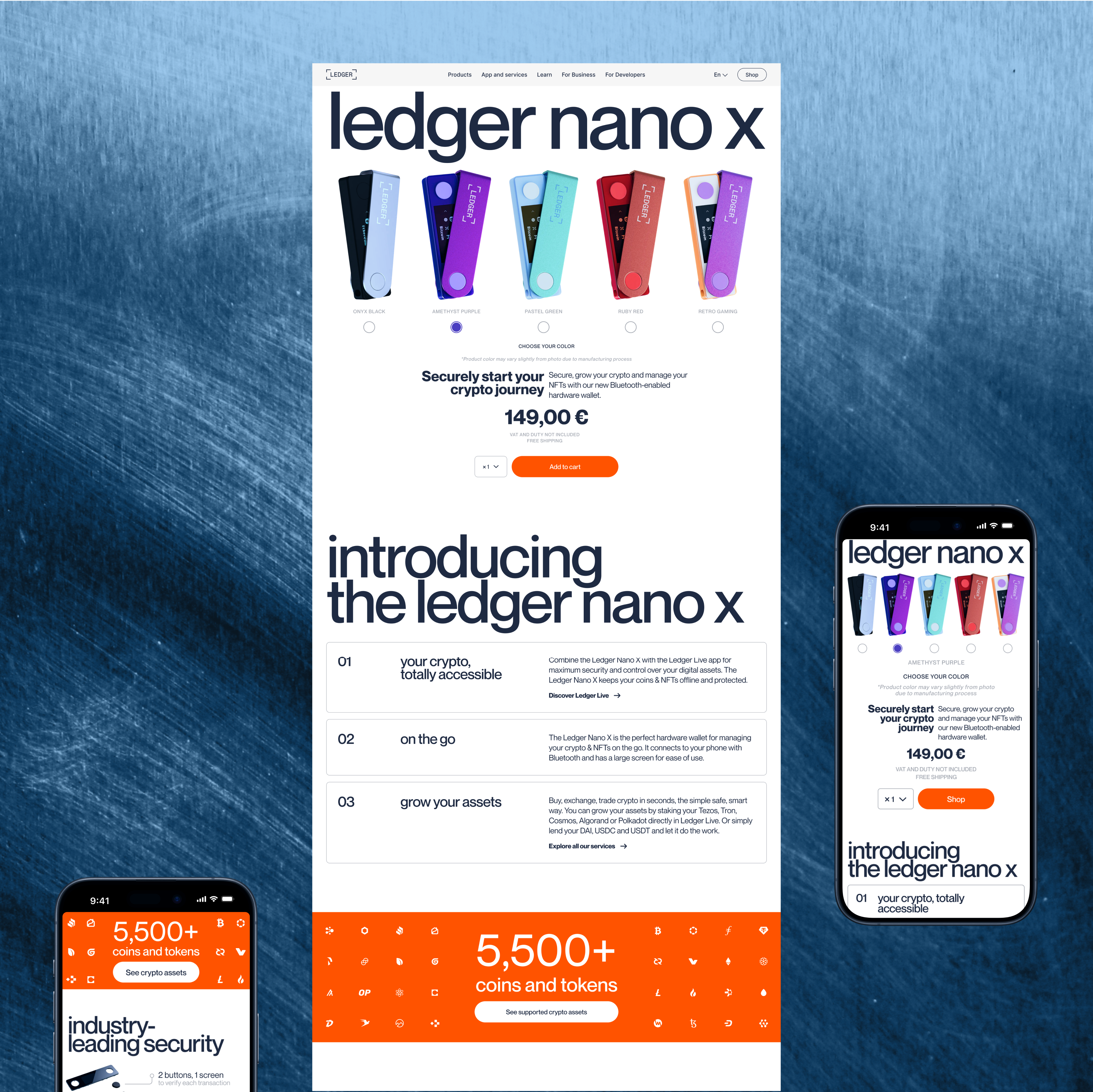 Ledger | Редизайн корпоративного сайта | UI/UX — Изображение №8 — Интерфейсы на Dprofile