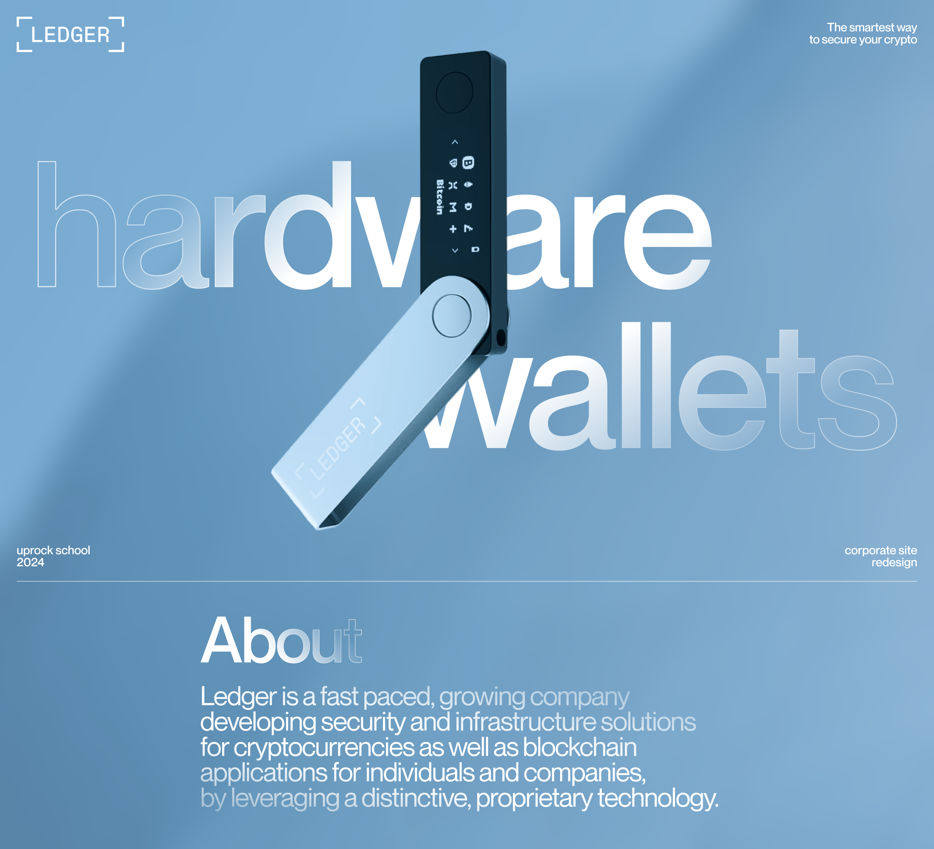 Ledger | Редизайн корпоративного сайта | UI/UX — Изображение №1 — Интерфейсы на Dprofile