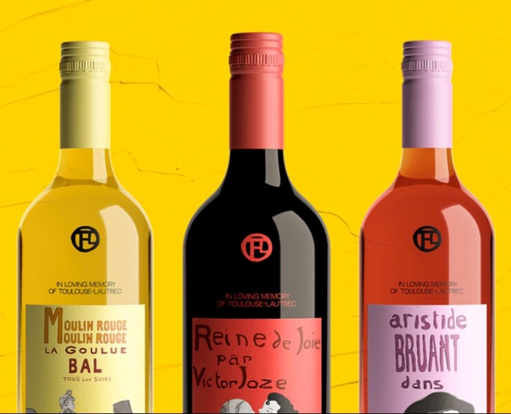 Toulouse-Lautrec wine — Брендинг на Dprofile