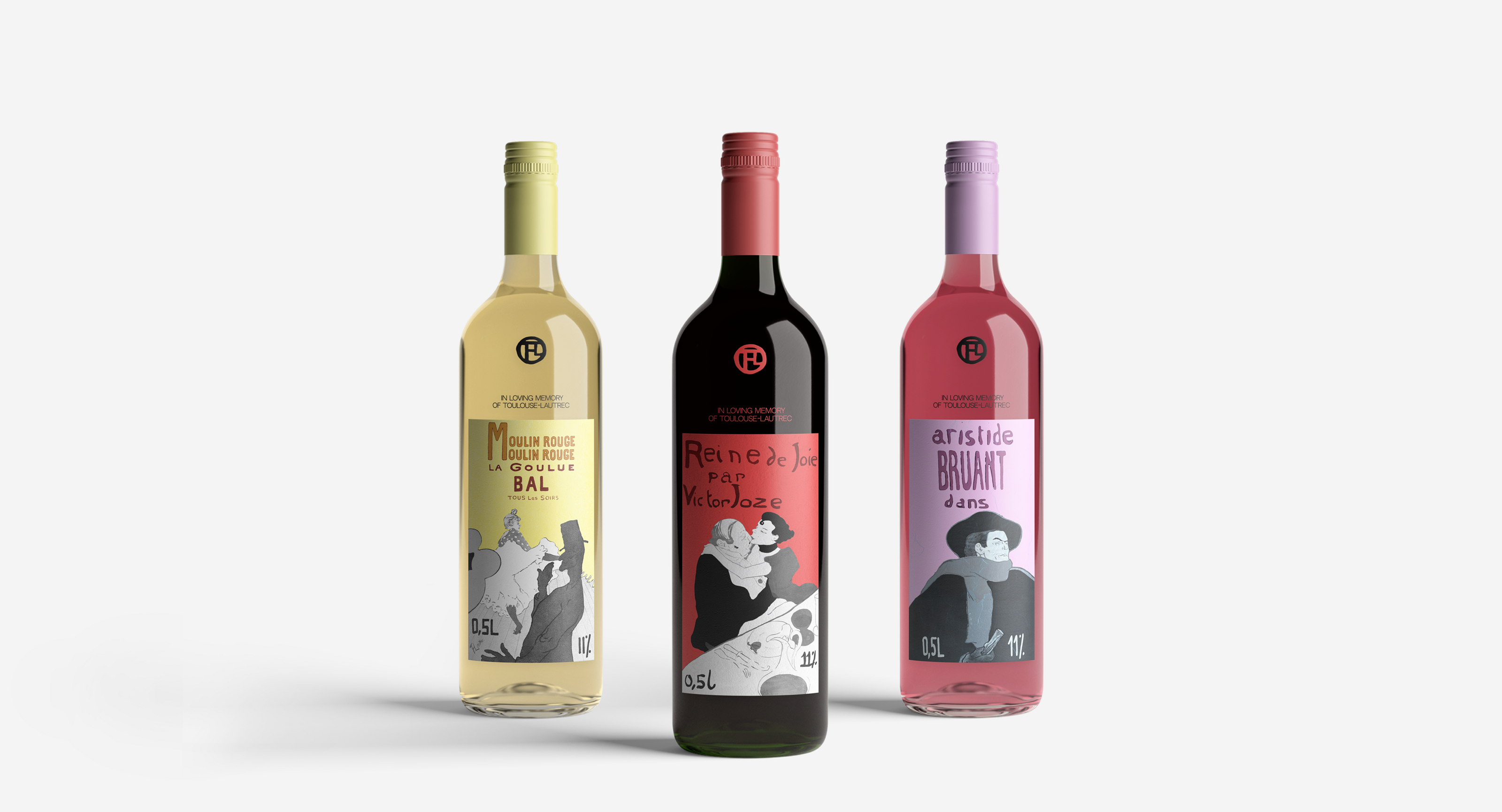 Toulouse-Lautrec wine — Изображение №6 — Брендинг на Dprofile