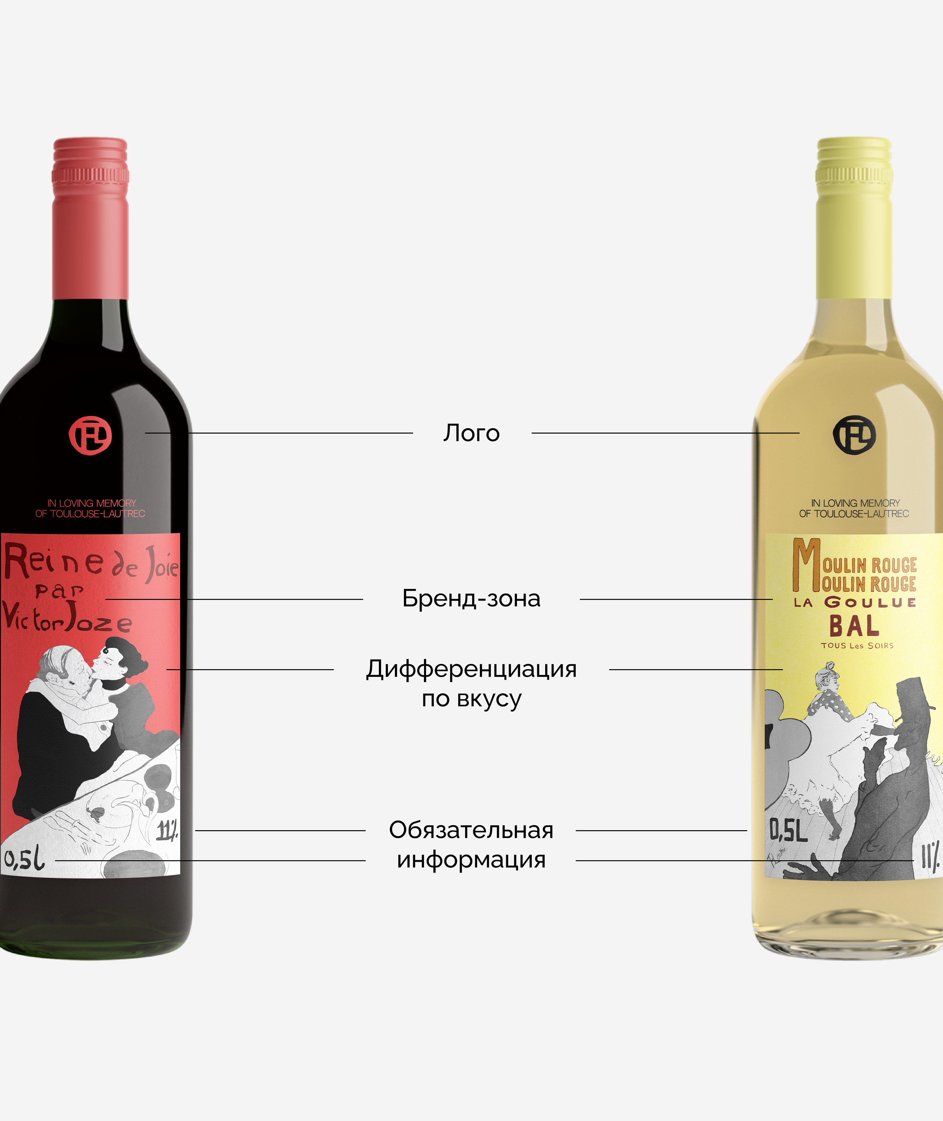 Toulouse-Lautrec wine — Изображение №7 — Брендинг на Dprofile