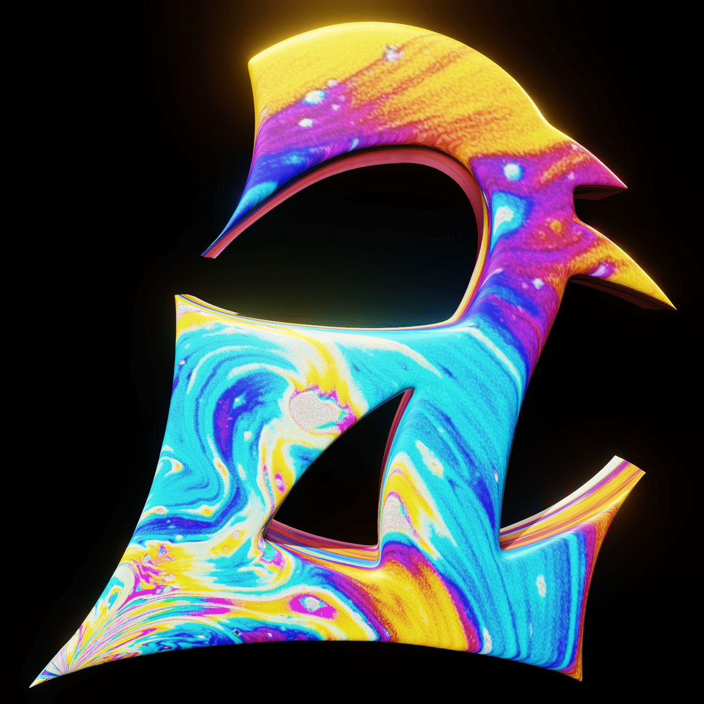 36 Days Of Type #08 — Изображение №2 — Иллюстрация, 3D на Dprofile