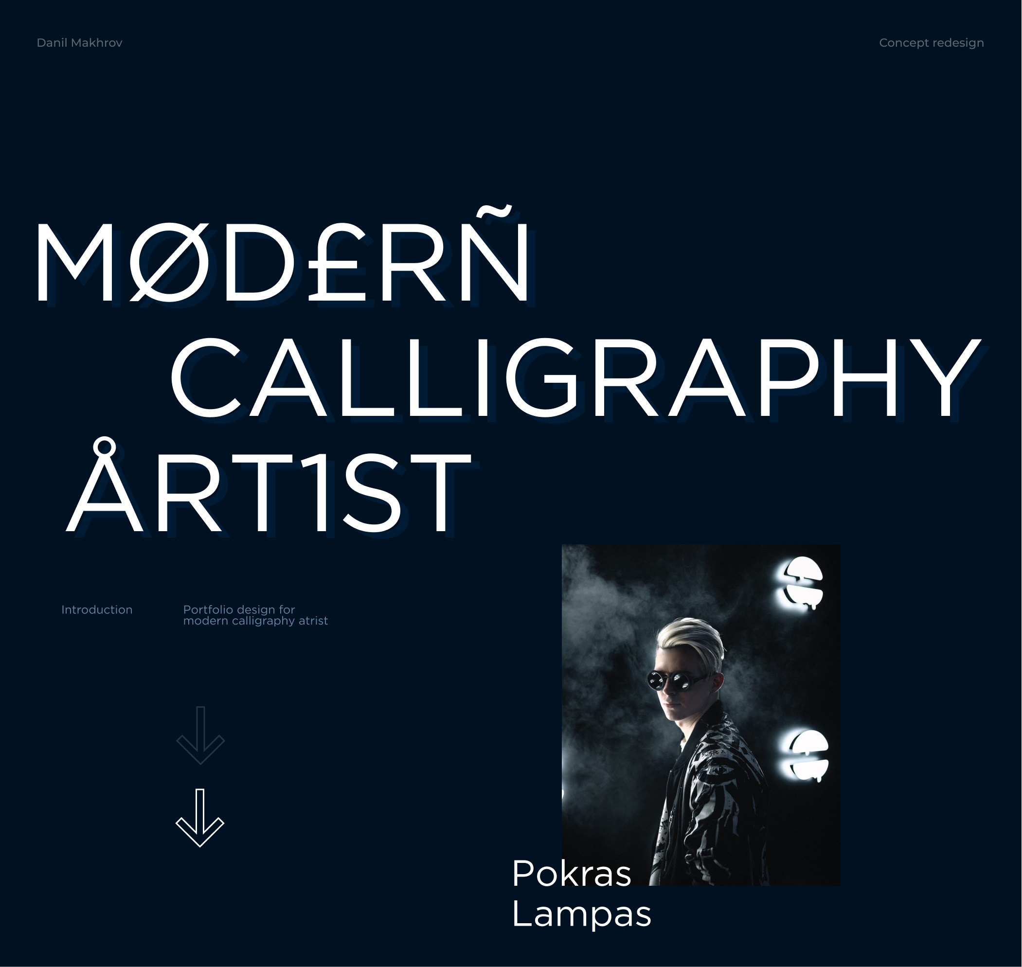 Pokras Lampas Portfolio website — Изображение №1 — Интерфейсы на Dprofile