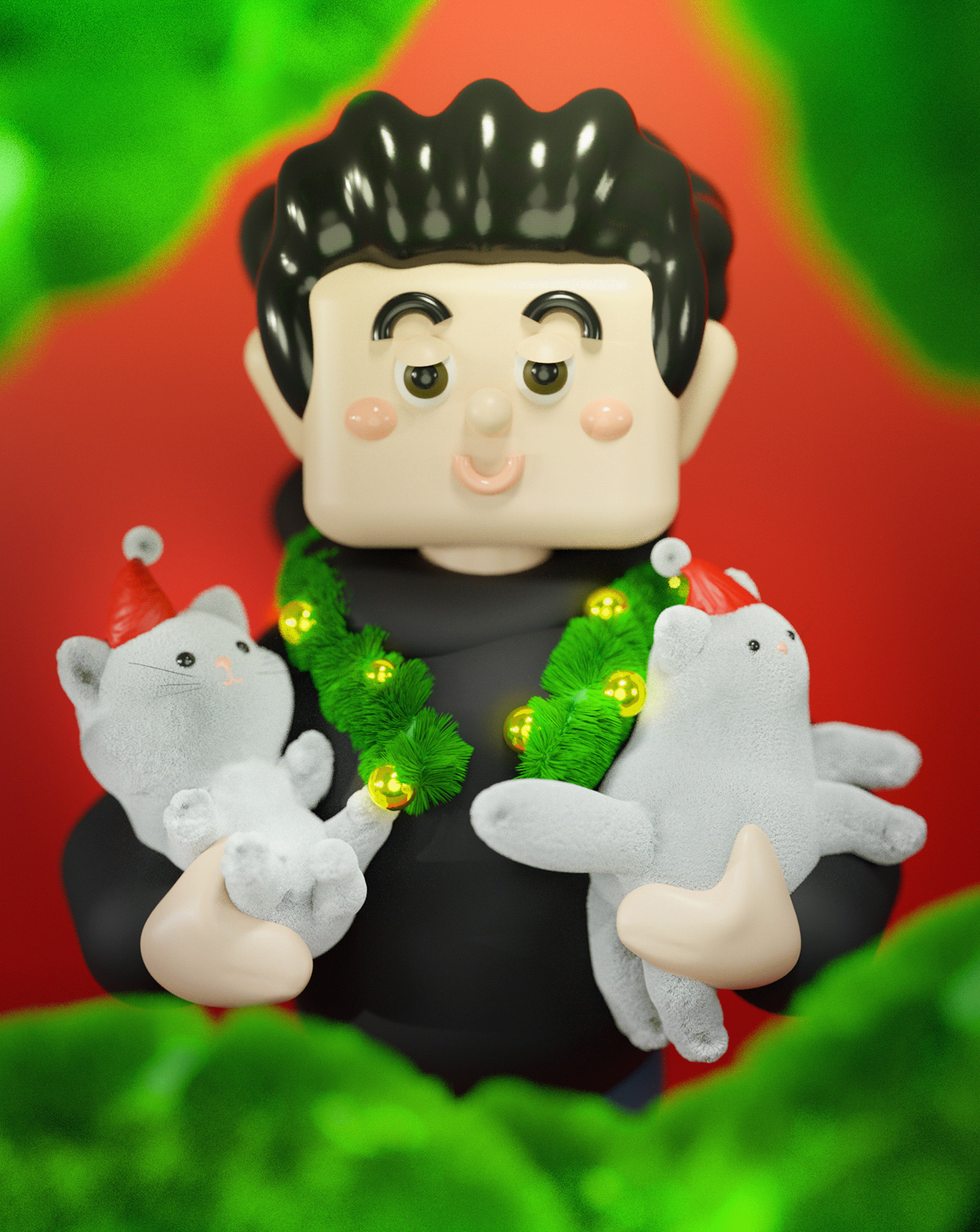 Happy New Meow! — Изображение №1 — 3D на Dprofile
