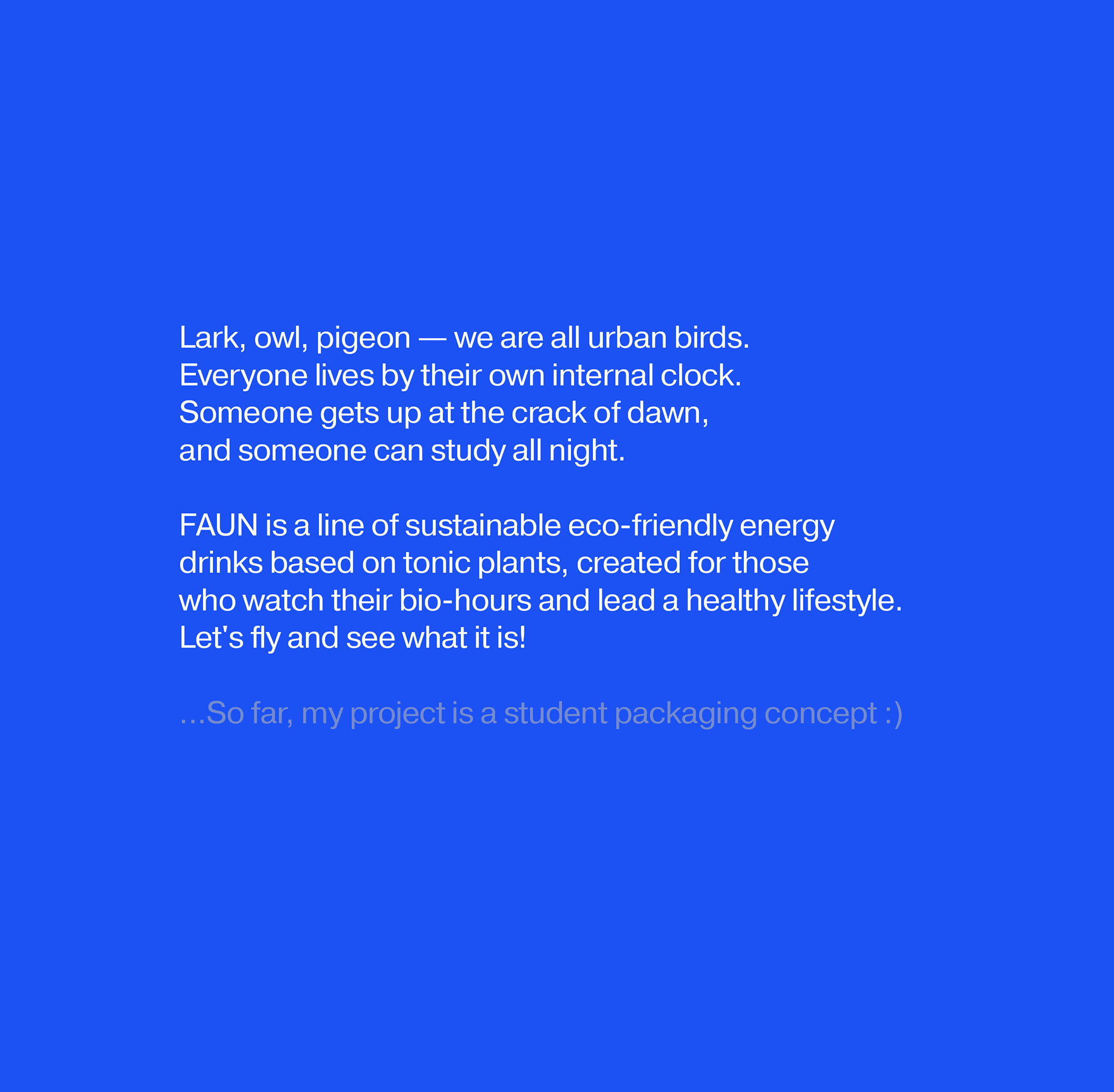 FAUN — ecological energy drink — Изображение №2 — Брендинг, 3D на Dprofile