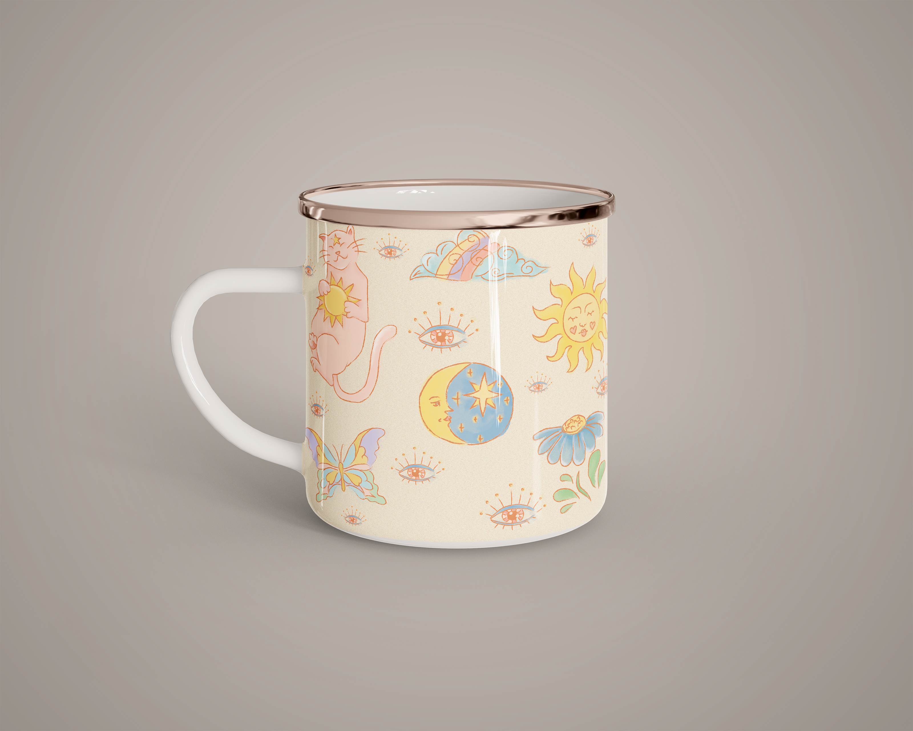 паттерн "ретро-лето" — Изображение №3 — Иллюстрация, Графика на Dprofile