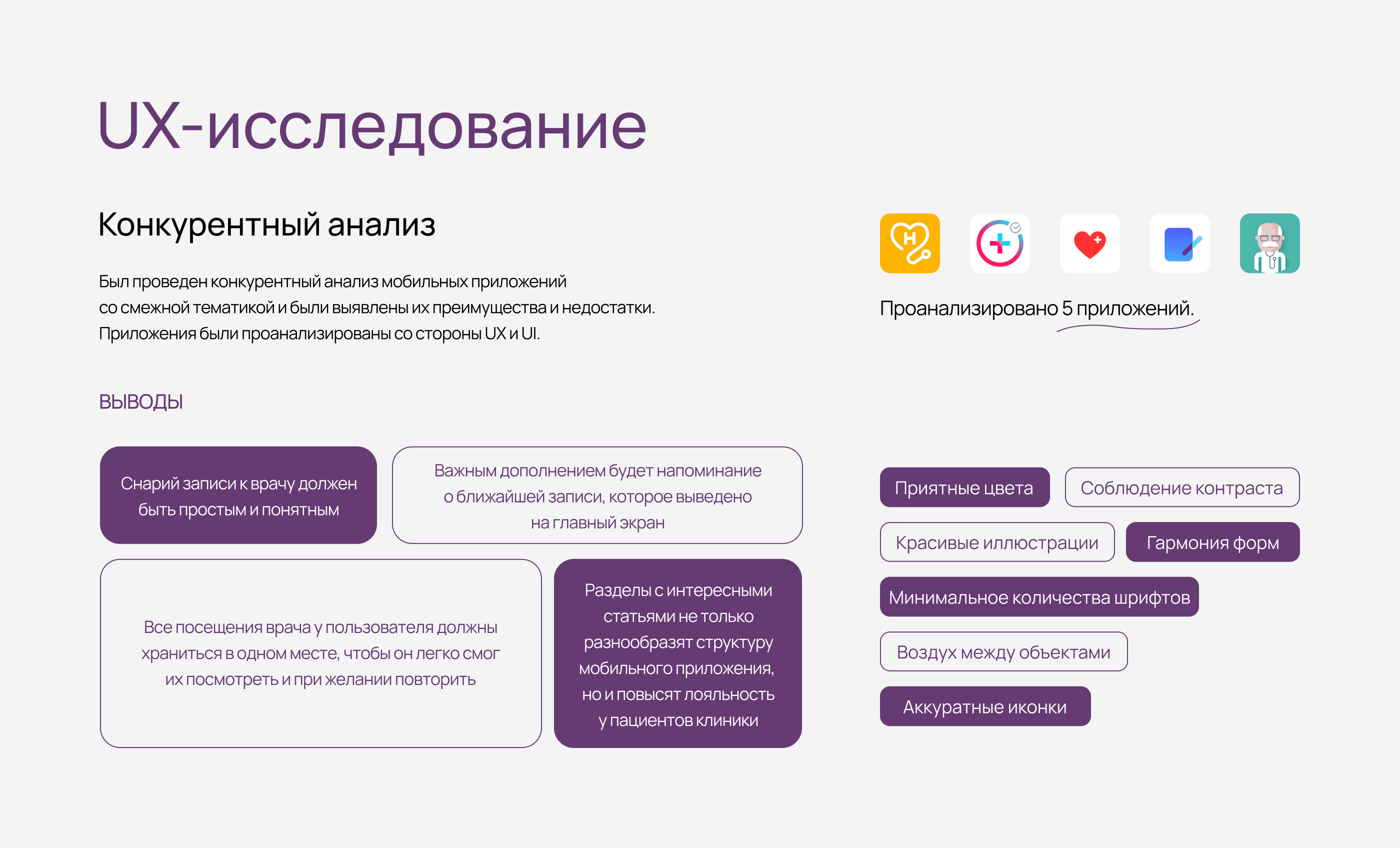 Мобильное приложение для медицинской клиники — Изображение №4 — Интерфейсы на Dprofile
