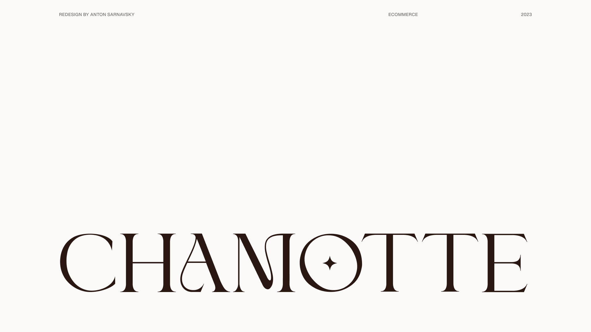 Chamotte – Website — Изображение №1 — Интерфейсы, Анимация на Dprofile
