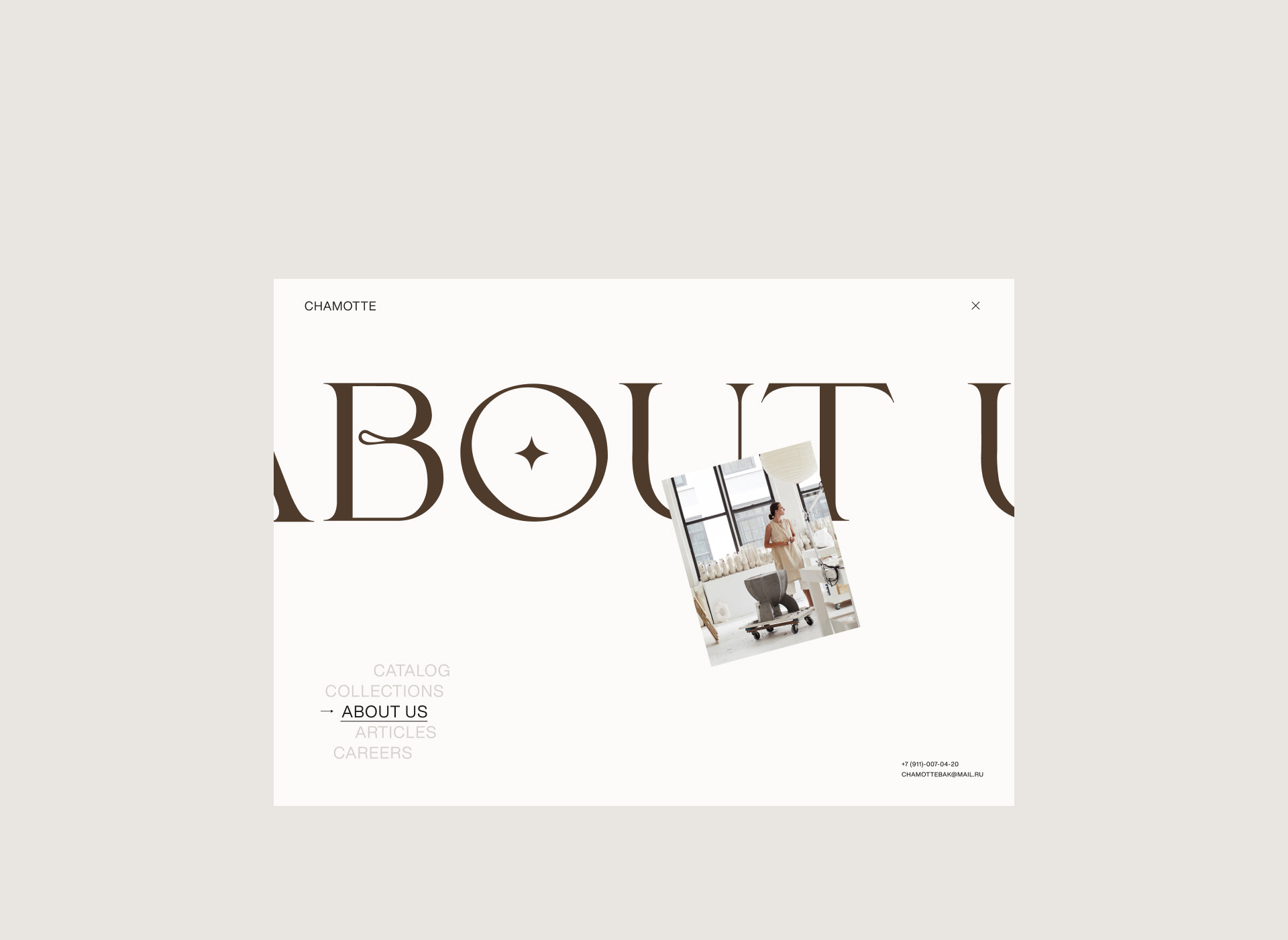 Chamotte – Website — Изображение №17 — Интерфейсы, Анимация на Dprofile