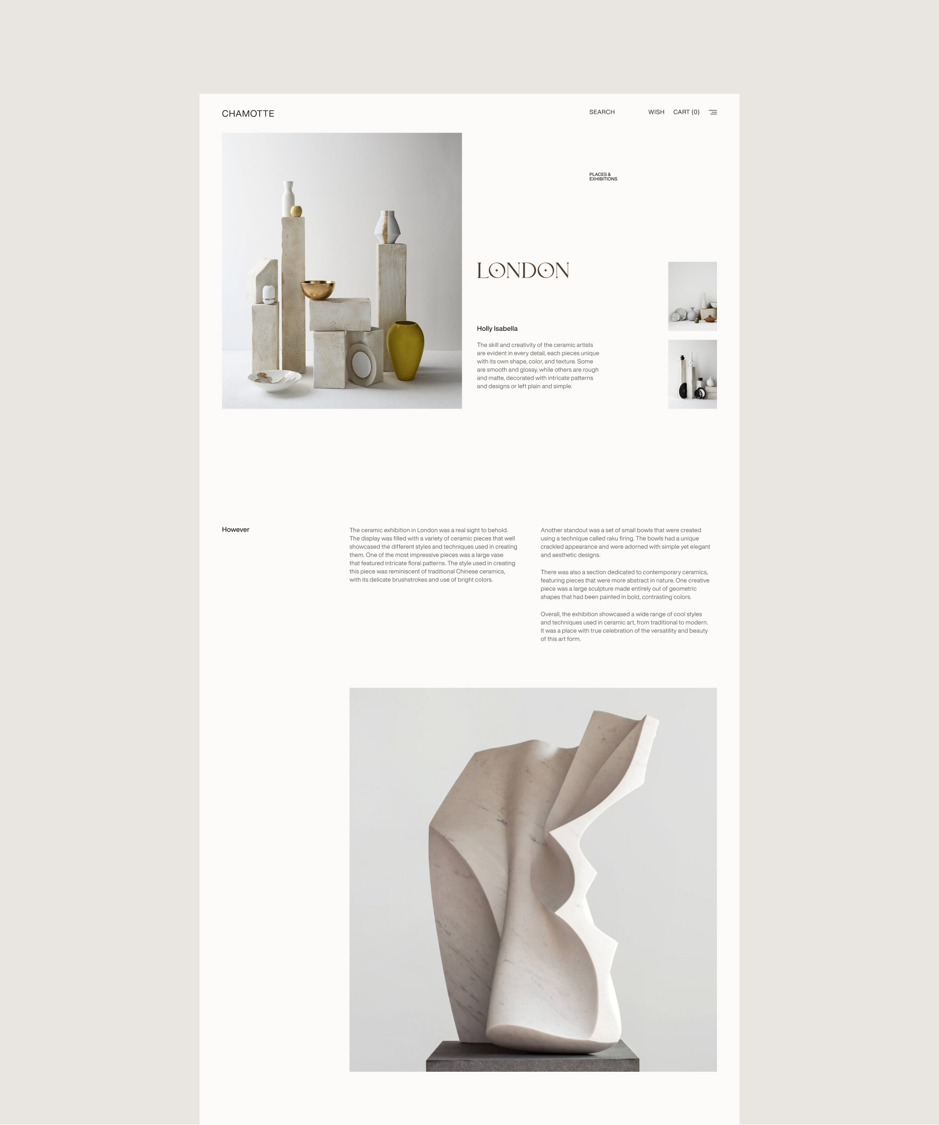 Chamotte – Website — Изображение №20 — Интерфейсы, Анимация на Dprofile