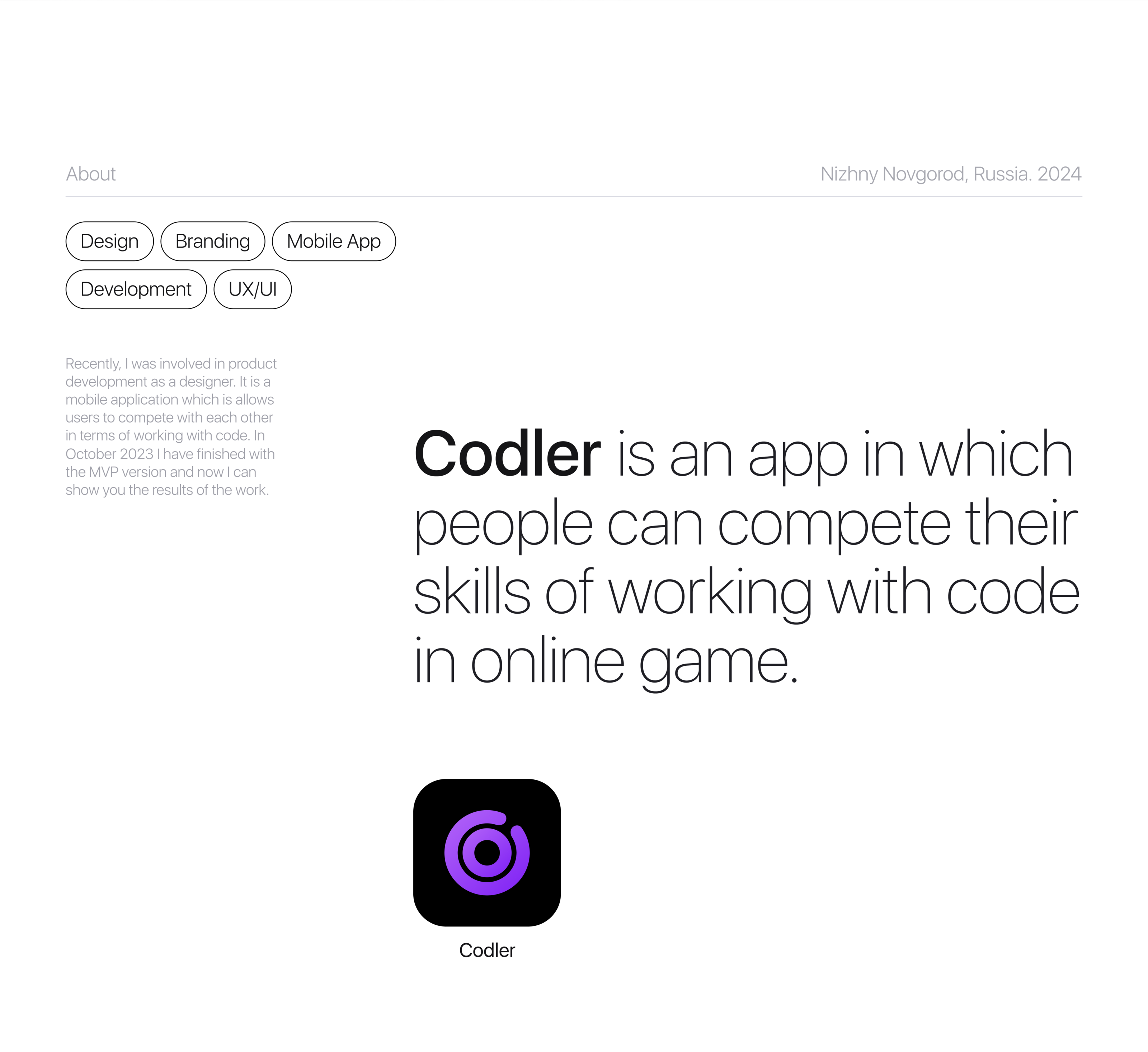 Codler – Mobile App & UX UI Design — Изображение №2 — Интерфейсы, Брендинг на Dprofile