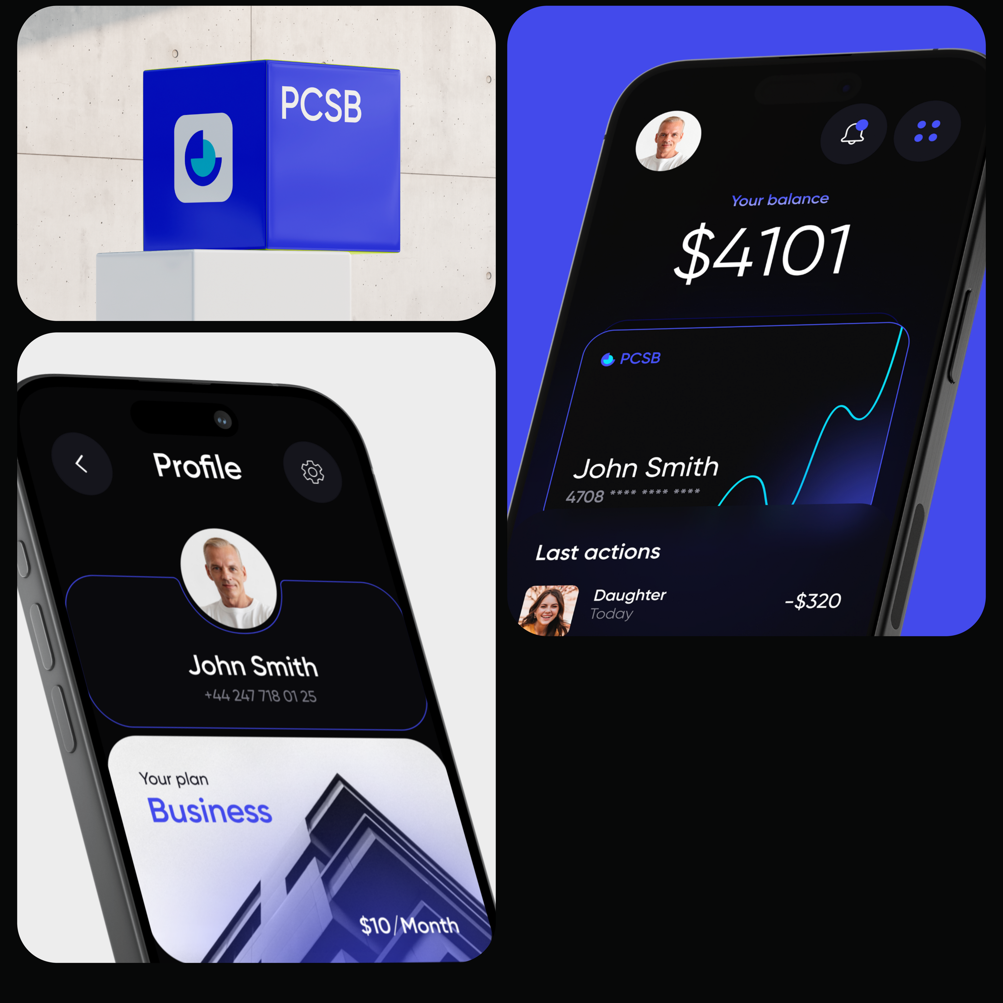PCSB Finance – UX/UI Design — Изображение №9 — Интерфейсы, Брендинг на Dprofile