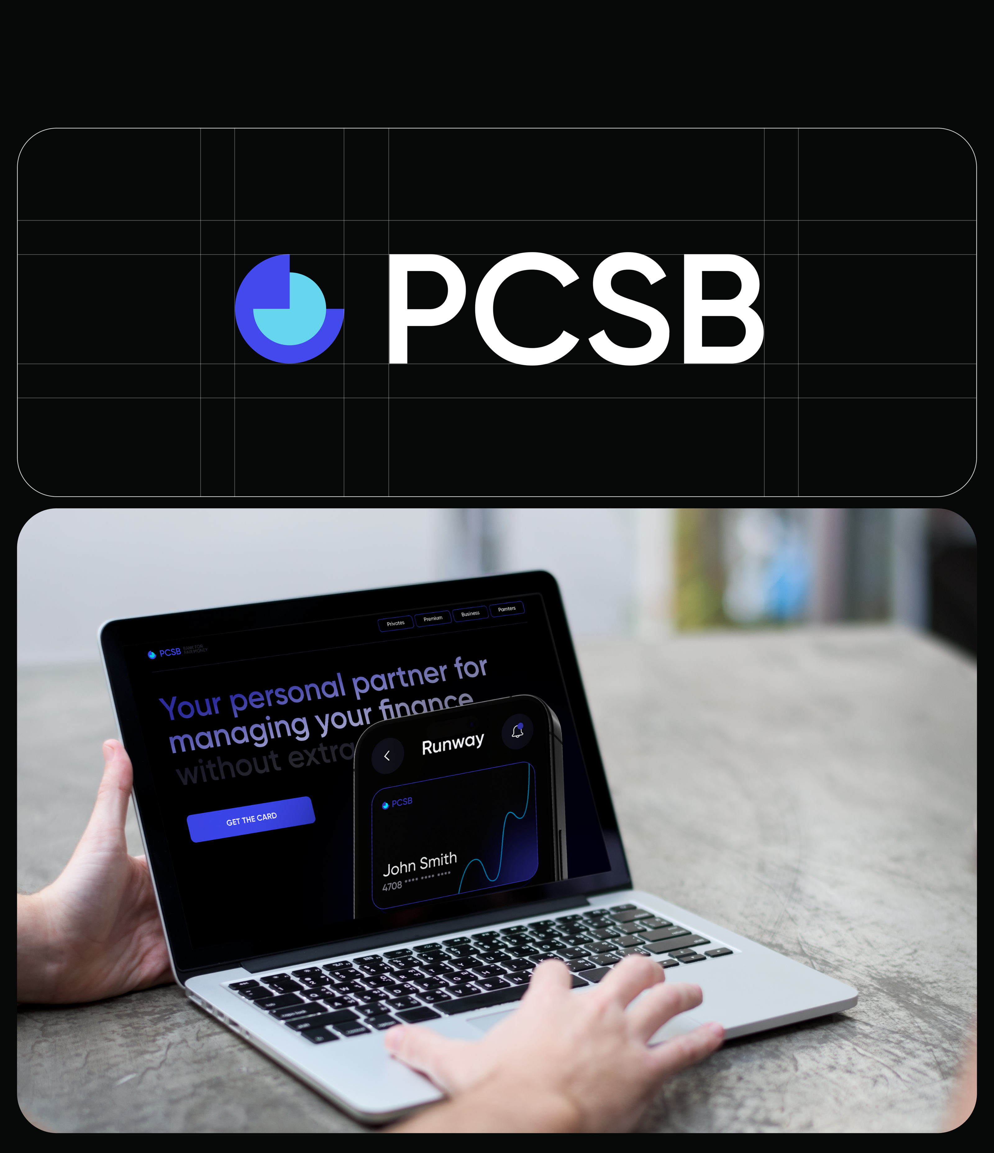 PCSB Finance – UX/UI Design — Изображение №3 — Интерфейсы, Брендинг на Dprofile