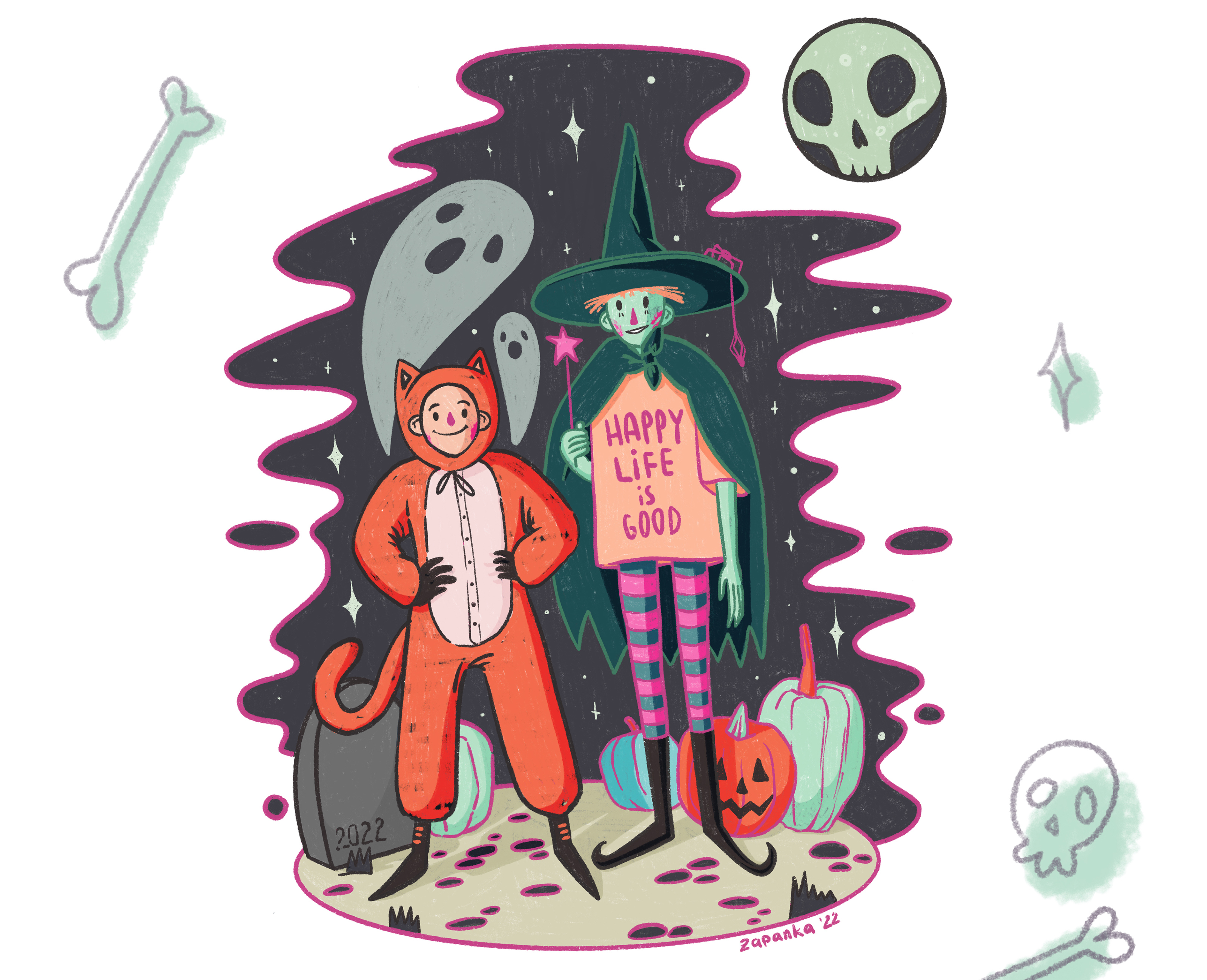 Открытки на Хэлуин — Изображение №5 — Иллюстрация, Графика на Dprofile