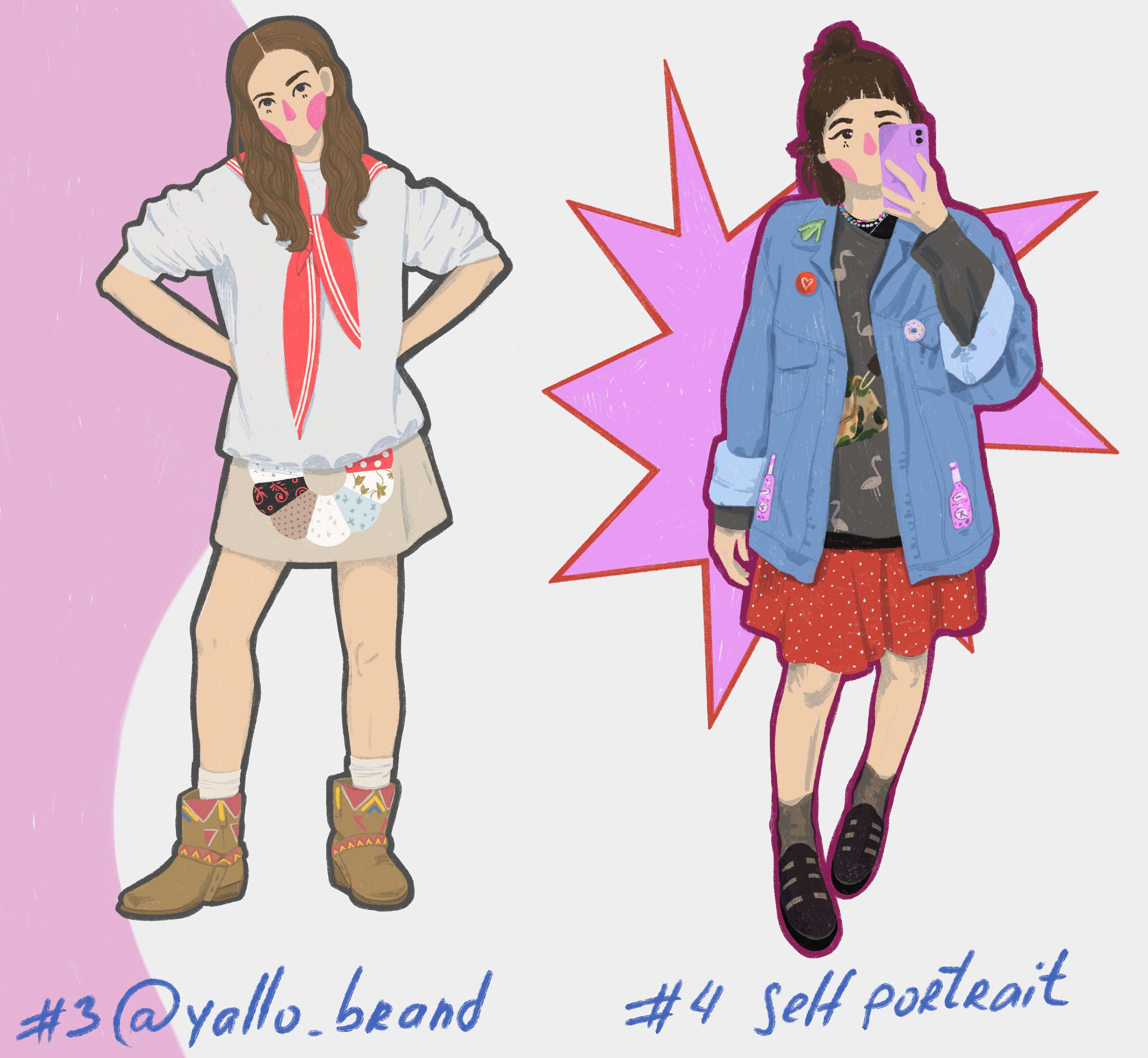 Fashions looks — Изображение №2 — Иллюстрация на Dprofile