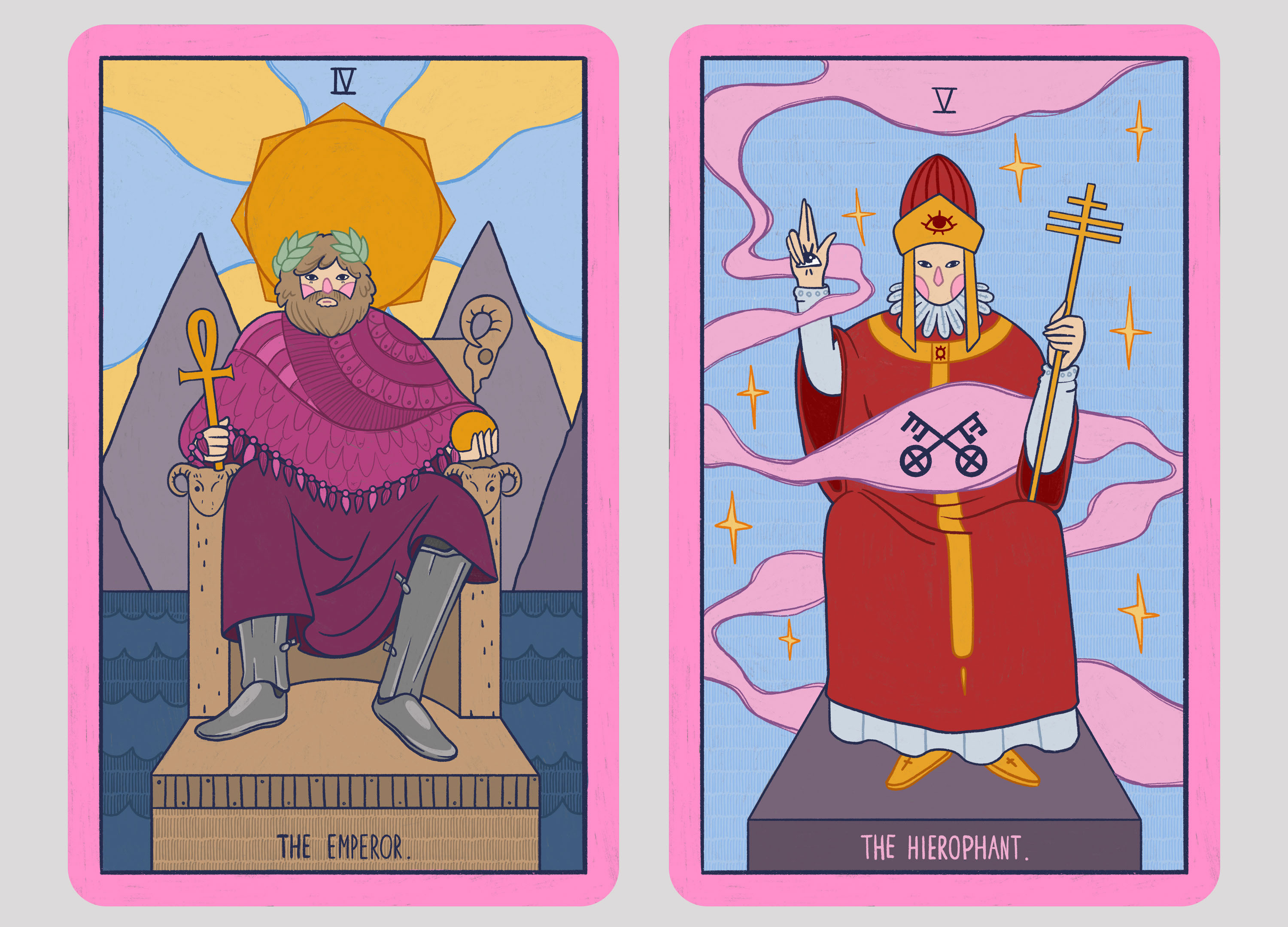 Tarot cards - Major arcana — Изображение №4 — Иллюстрация, Графика на Dprofile