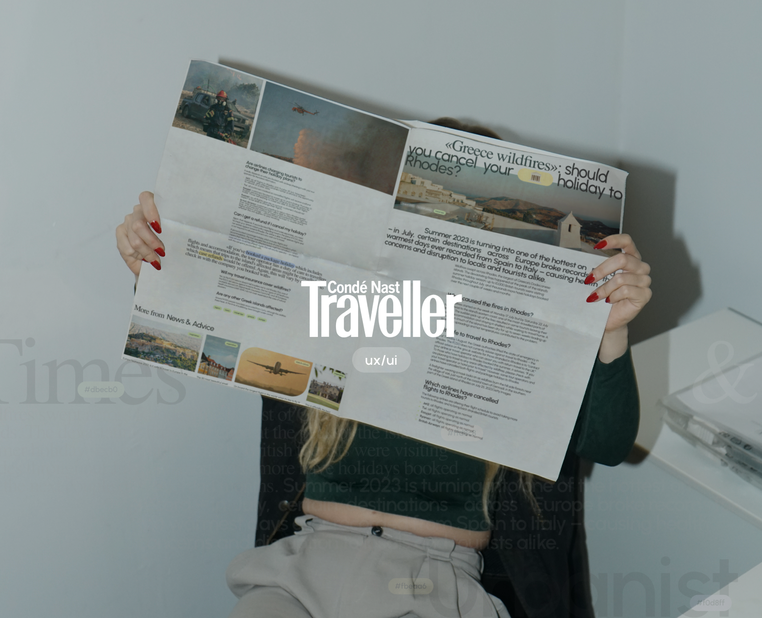 news website redesign | Conde Nast Traveller — Интерфейсы на Dprofile