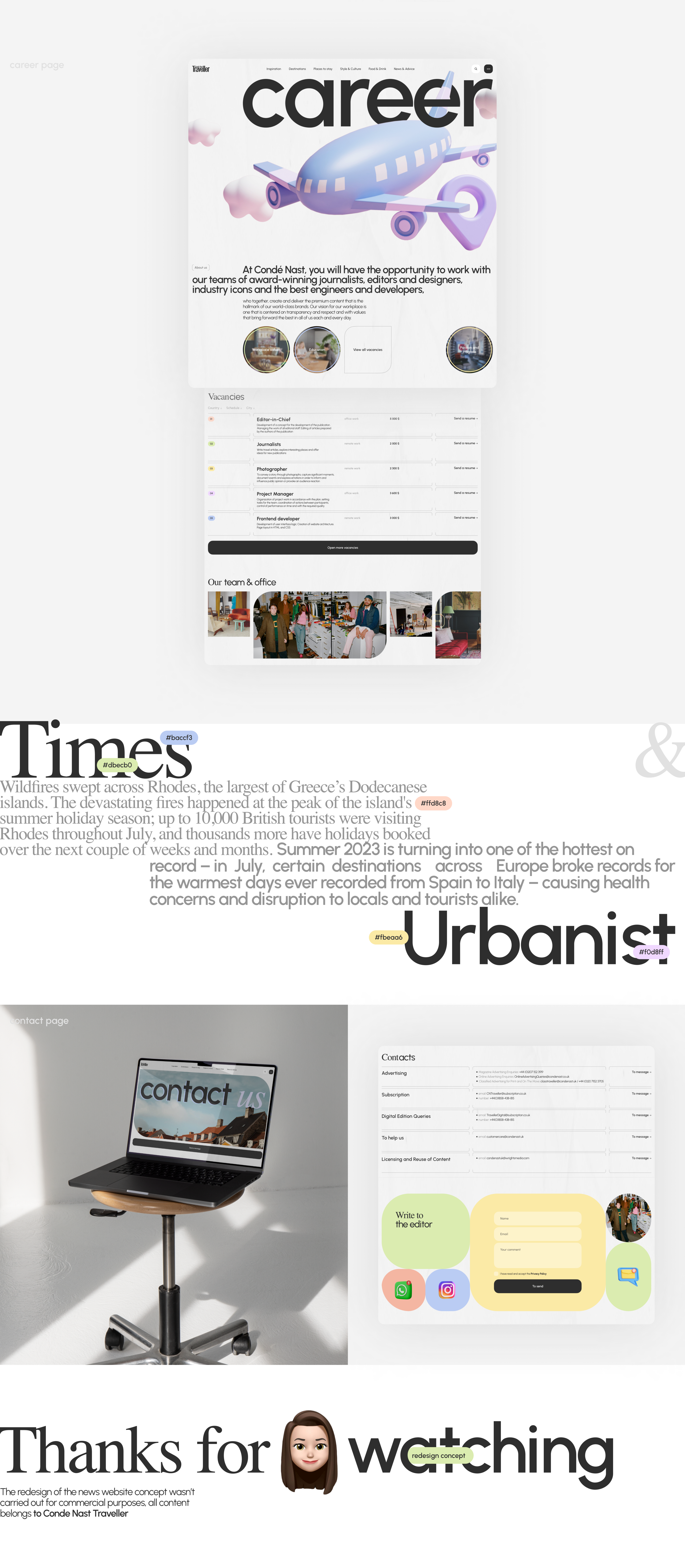 news website redesign | Conde Nast Traveller — Изображение №3 — Интерфейсы на Dprofile