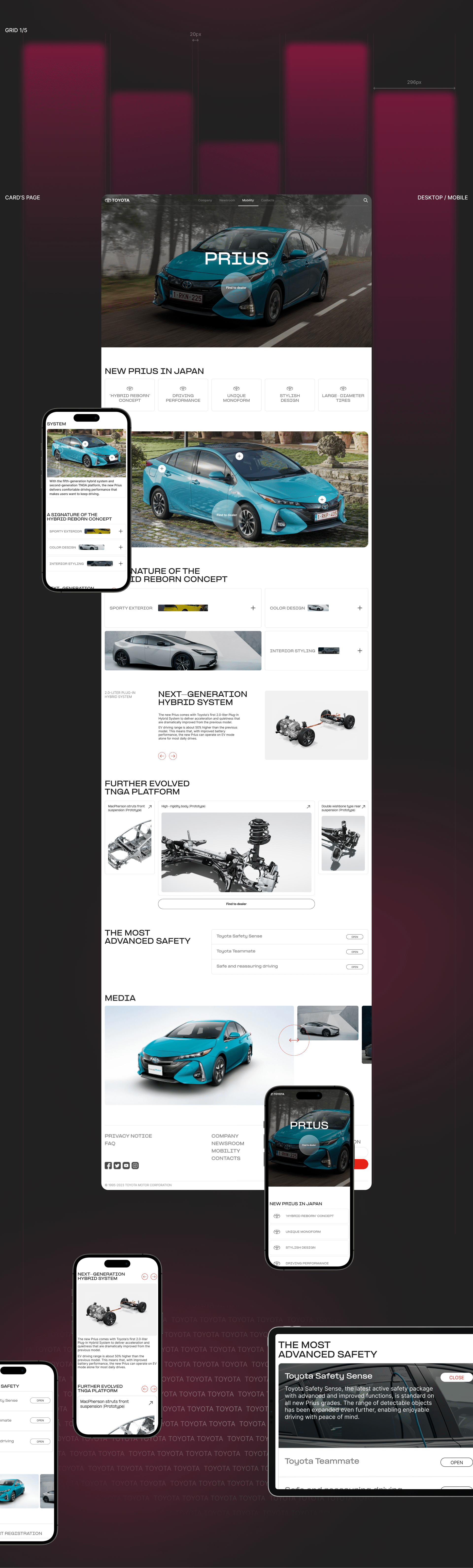 corporate website redesign | TOYOTA — Изображение №4 — Интерфейсы на Dprofile