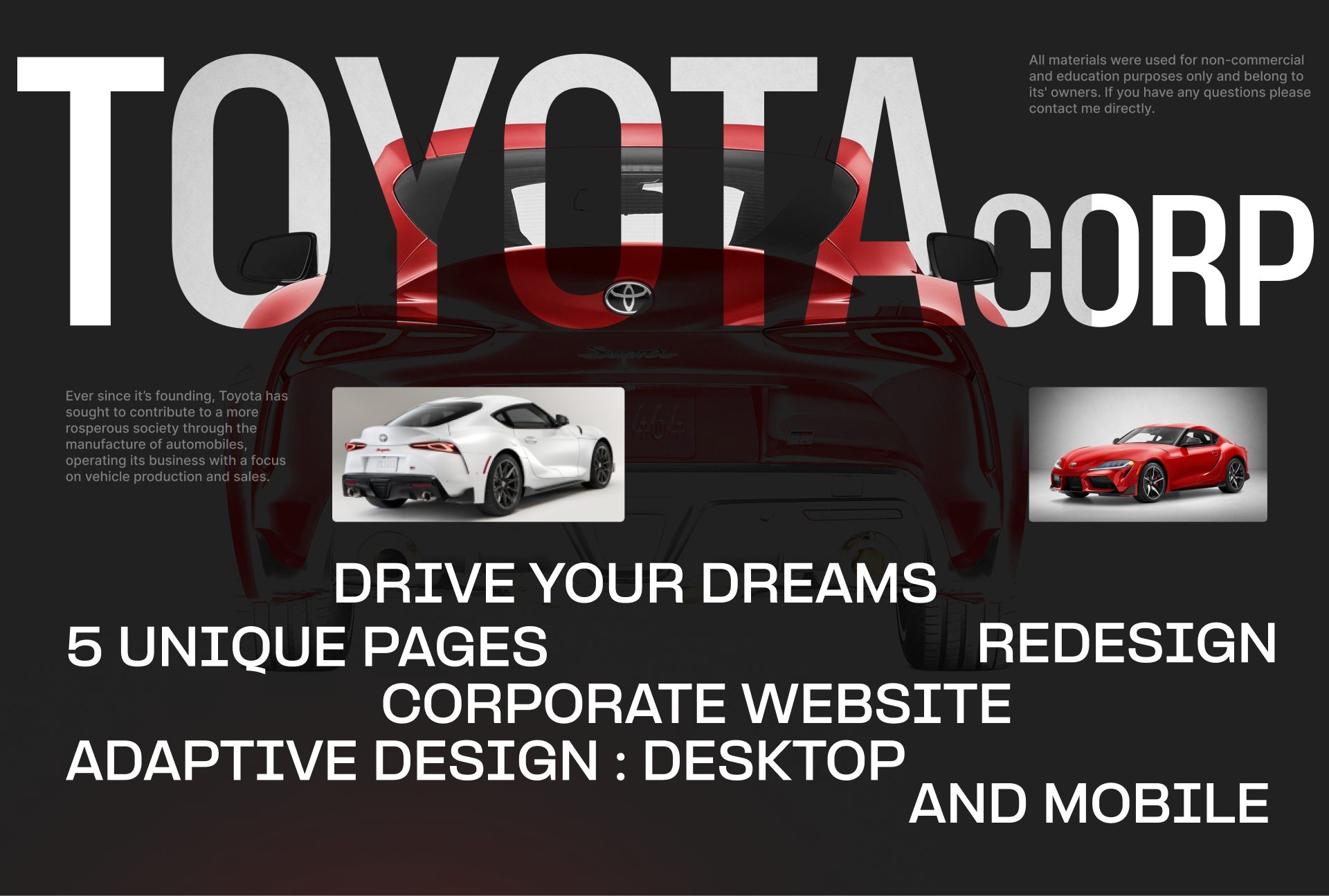corporate website redesign | TOYOTA — Изображение №1 — Интерфейсы на Dprofile