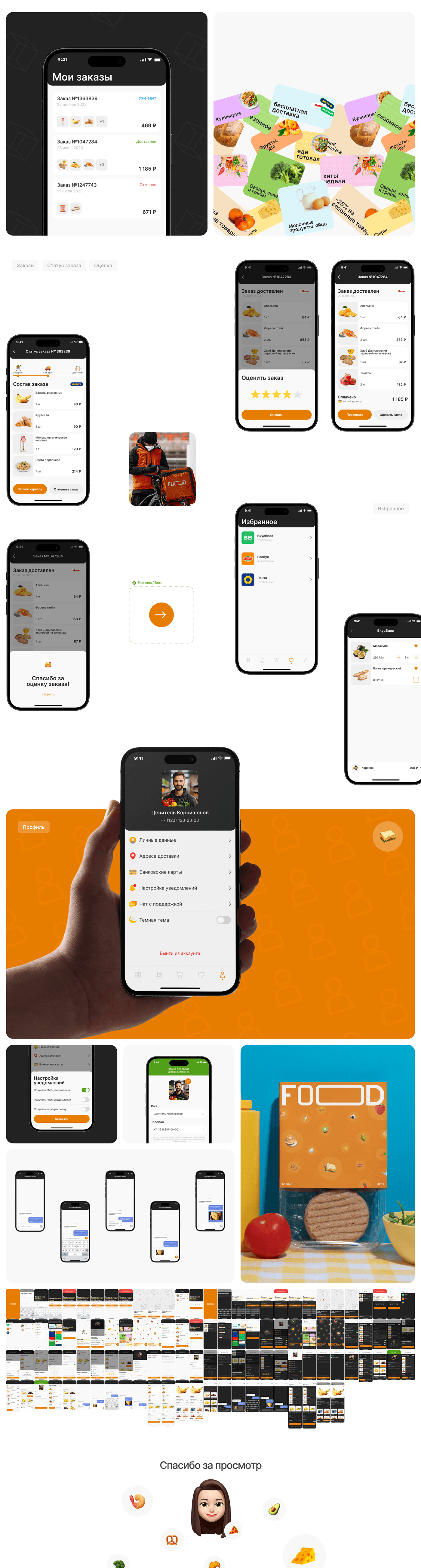 Delivery Mobile App | Food — Изображение №4 — Интерфейсы на Dprofile