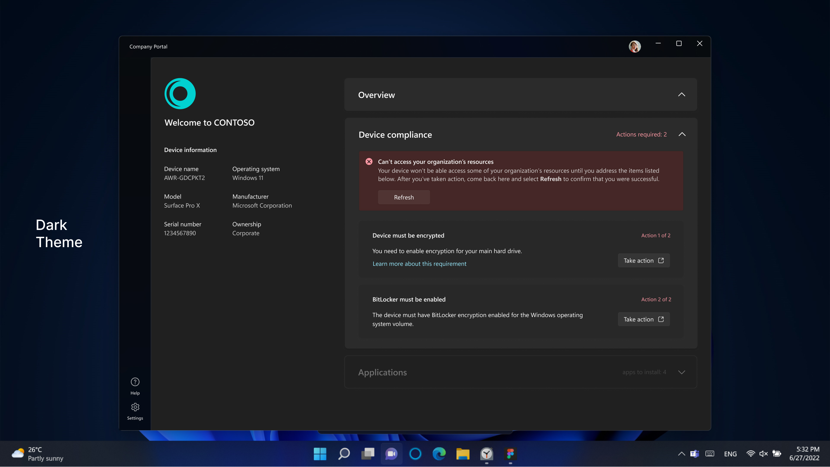 Microsoft Company Portal Onboarding — Изображение №5 — Интерфейсы на Dprofile