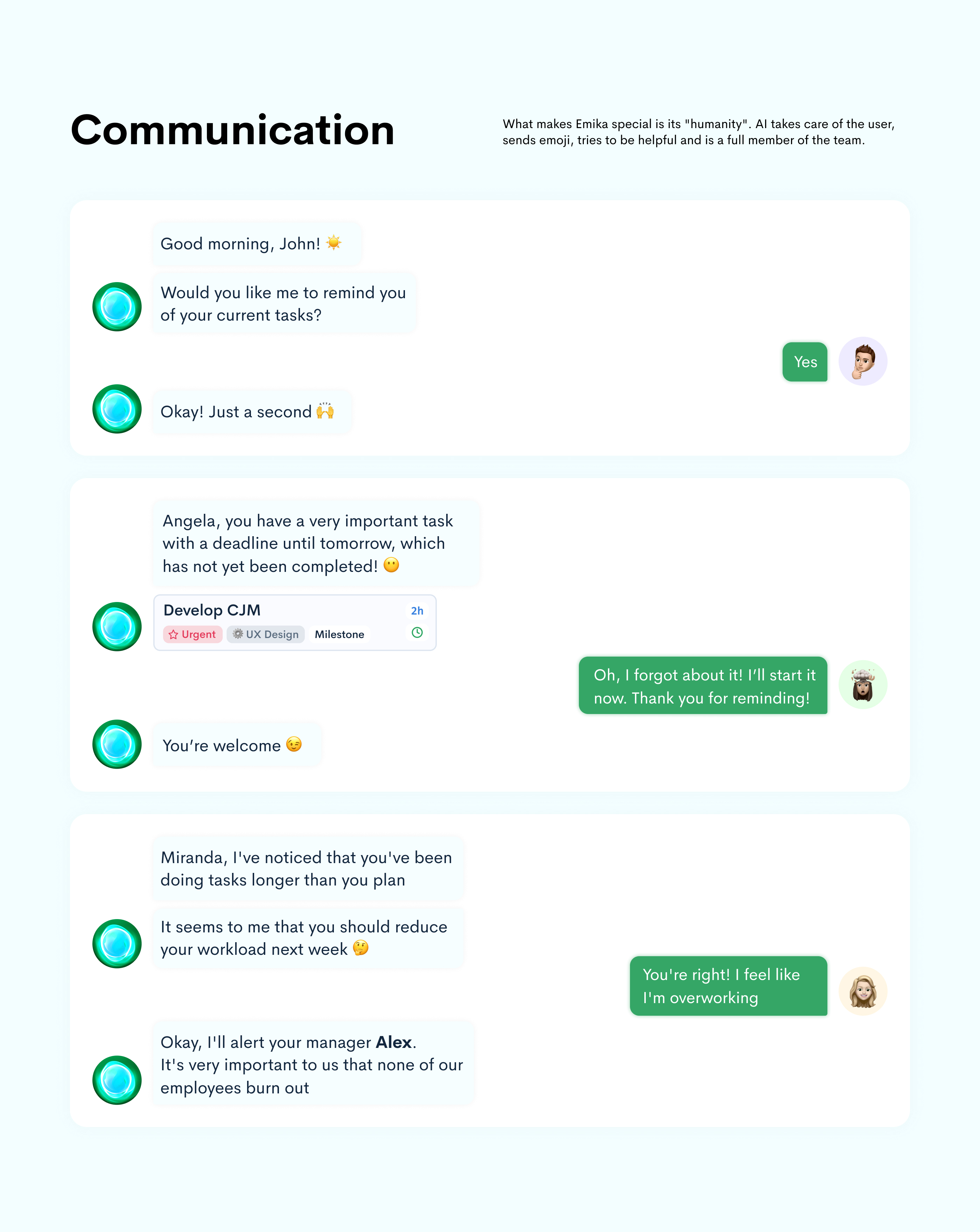 Emika.ai — Advanced Task Manager — Изображение №3 — Интерфейсы на Dprofile