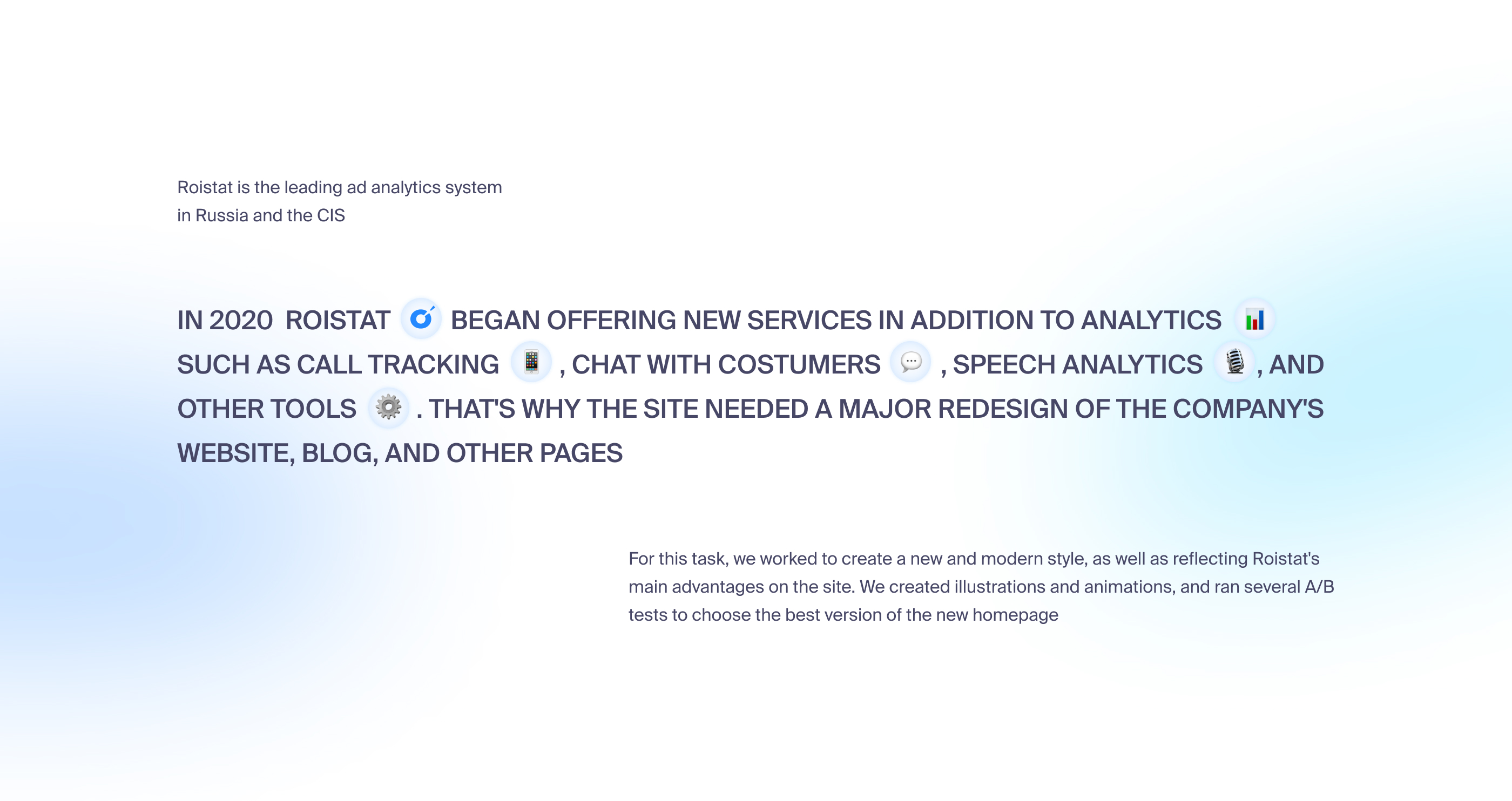 Roistat – Smart Marketing Platform — Изображение №2 — Интерфейсы, Маркетинг на Dprofile