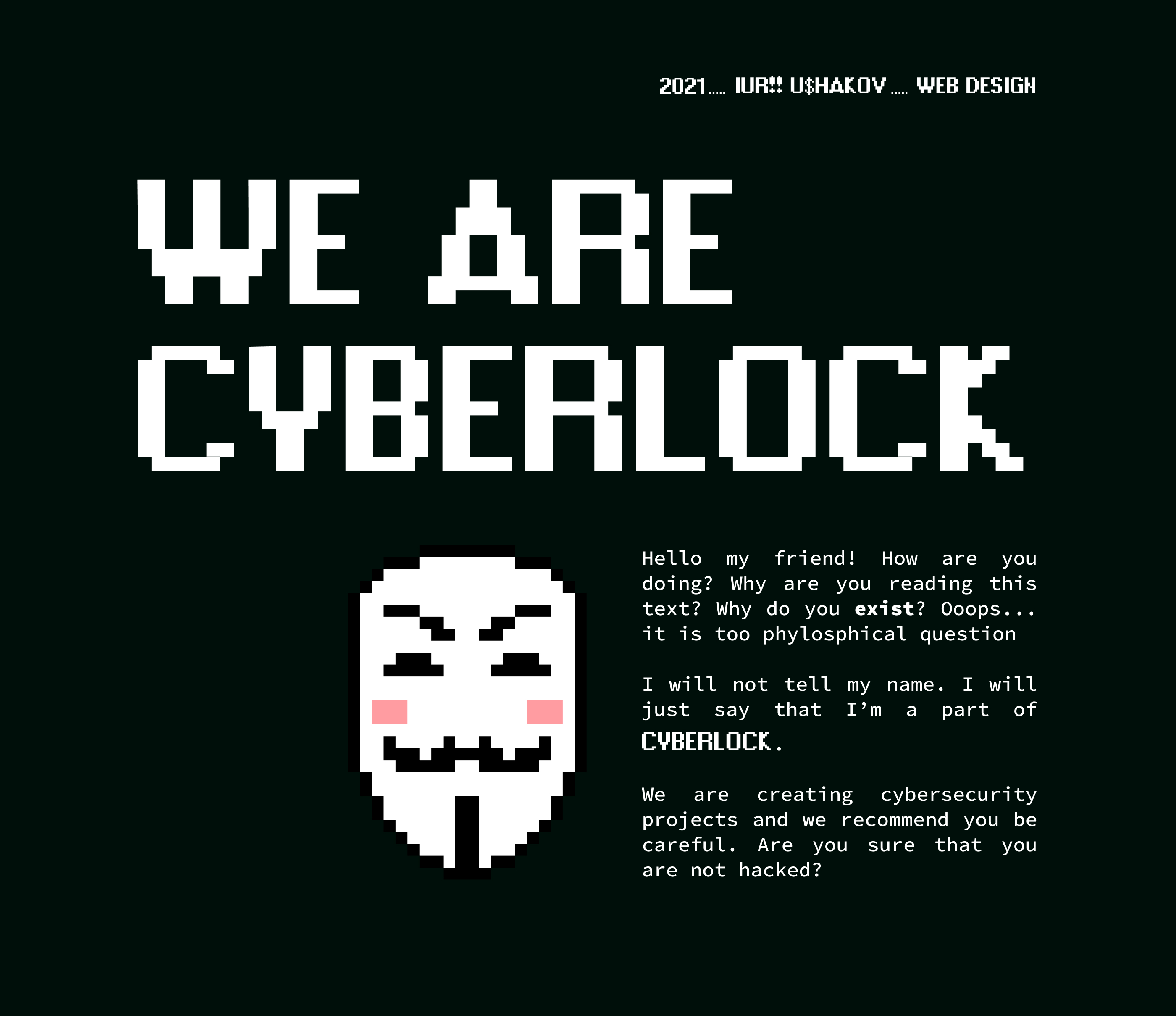CyberLock – Cybersecurity Company — Изображение №1 — Интерфейсы на Dprofile
