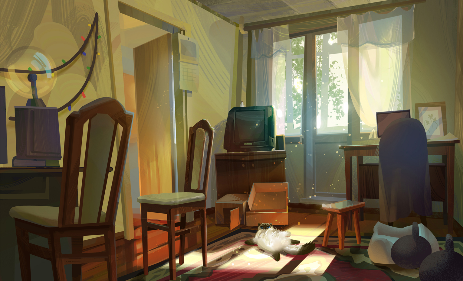 Время суток. Этюды — Изображение №3 — Иллюстрация на Dprofile