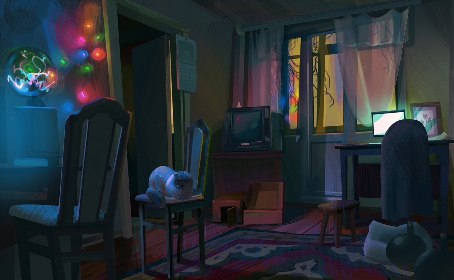 Время суток. Этюды — Изображение №5 — Иллюстрация на Dprofile