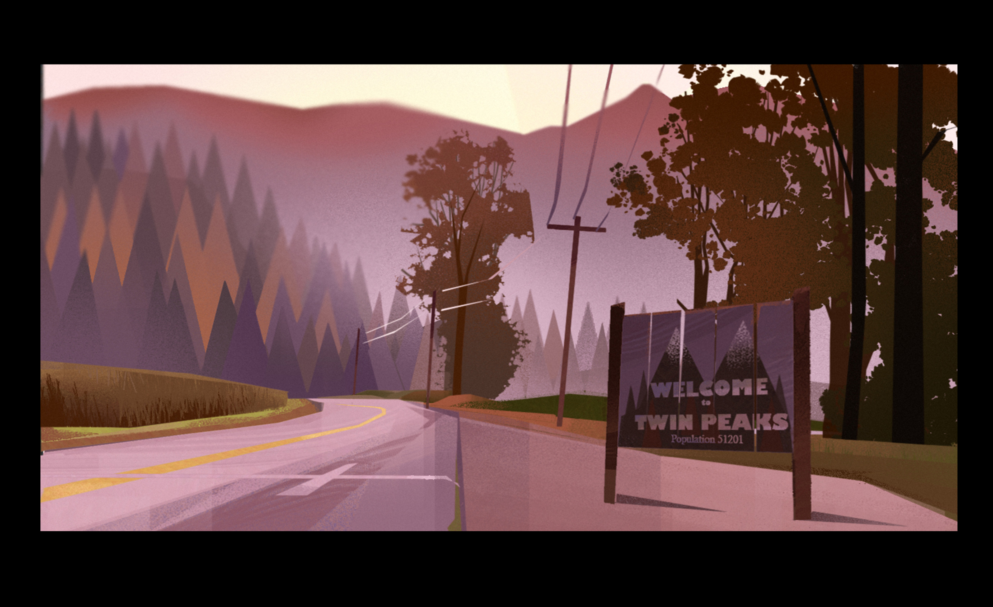 Иллюстрации по сериалу "Twin peaks" — Изображение №2 — Иллюстрация, Графика на Dprofile