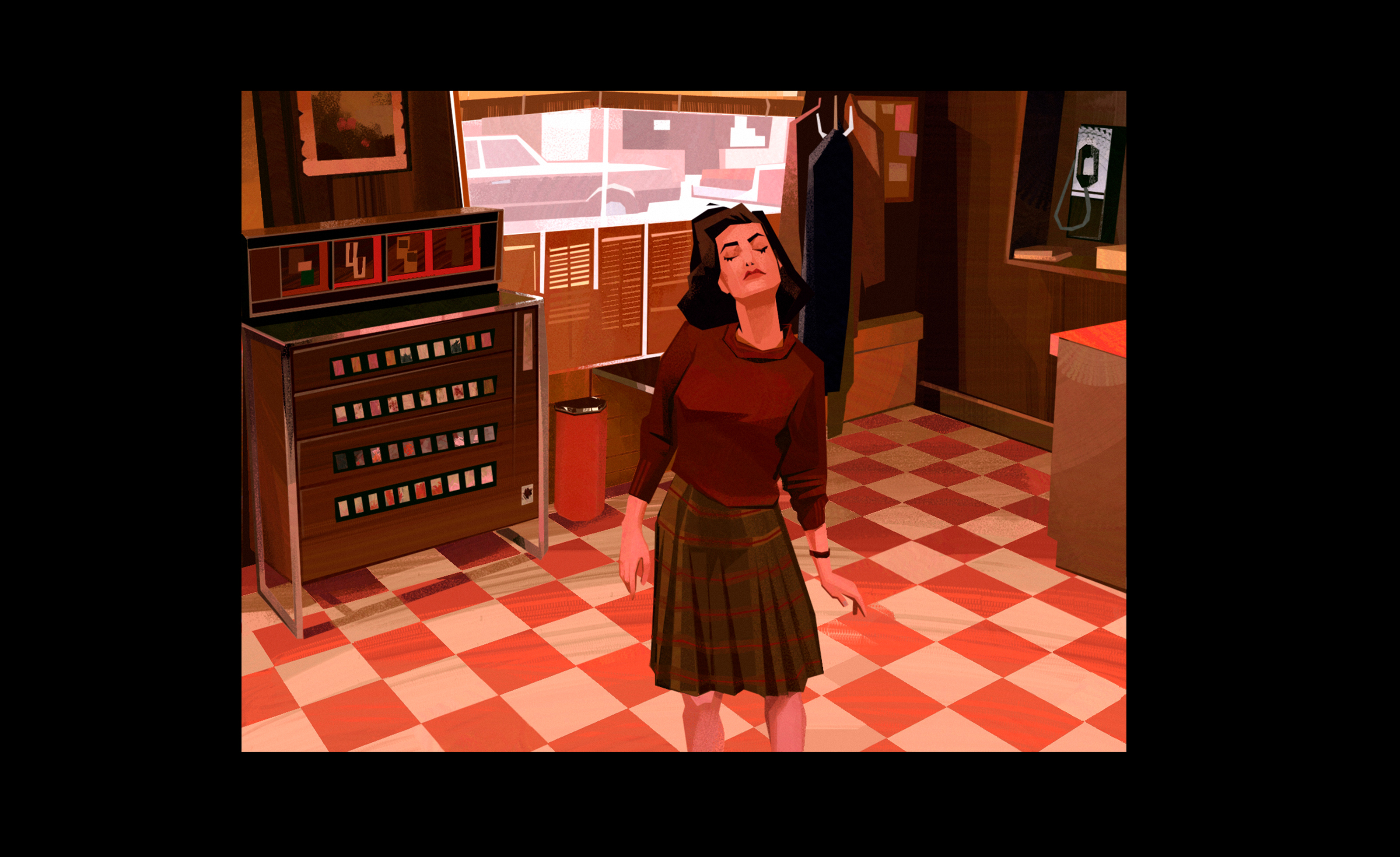 Иллюстрации по сериалу "Twin peaks" — Изображение №1 — Иллюстрация, Графика на Dprofile