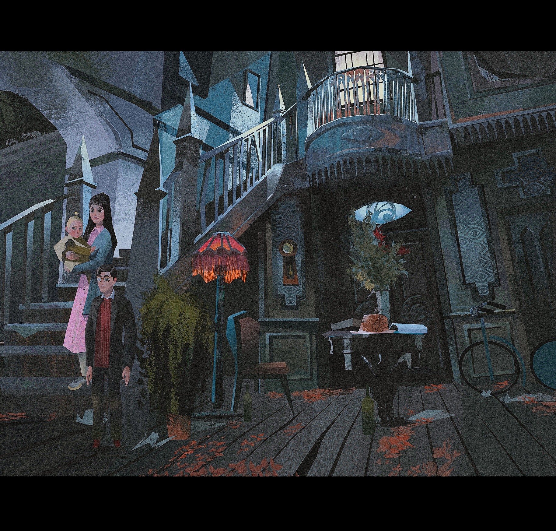 Иллюстрации по сериалу "A Series of Unfortunate Events" — Изображение №2 — Иллюстрация, Графика на Dprofile